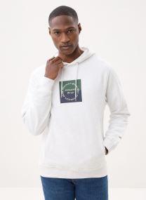 Sweats zippés Jorcatskills Square Branding Sweat Hood homme noir