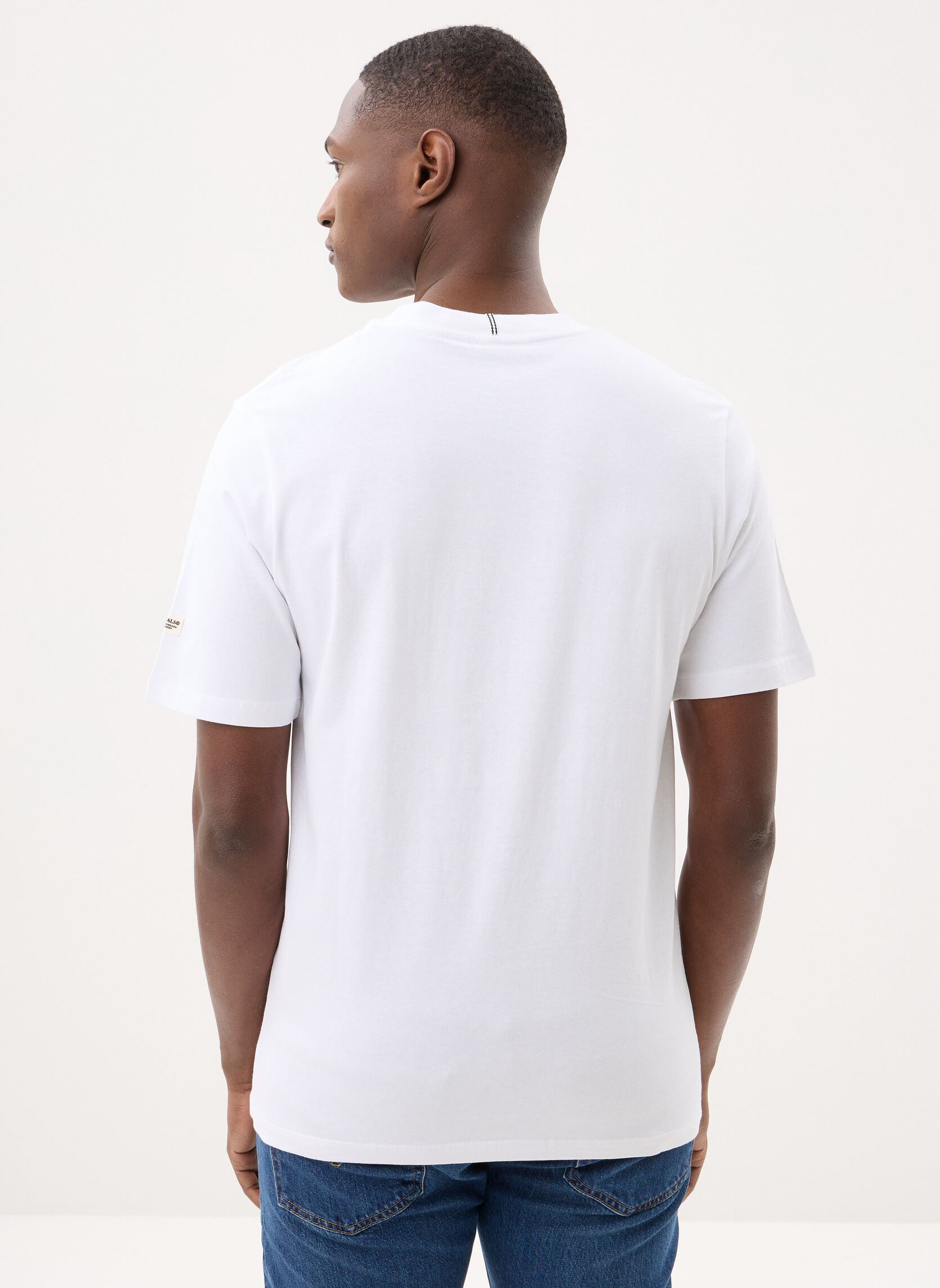 Tee-shirts manches courtes Jorcatskills Square Branding Tee Sscn Ln homme blanc Jack & Jones Tee-shirts manches courtes Jorcatskills Square Branding Tee Sscn Ln homme blanc BRIGHT WHITE