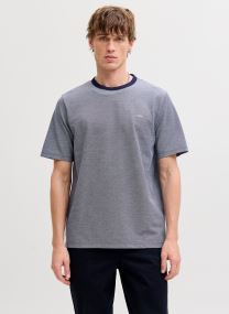 Tee-shirts manches courtes Jprblualves Ss Tee Ln homme bleu