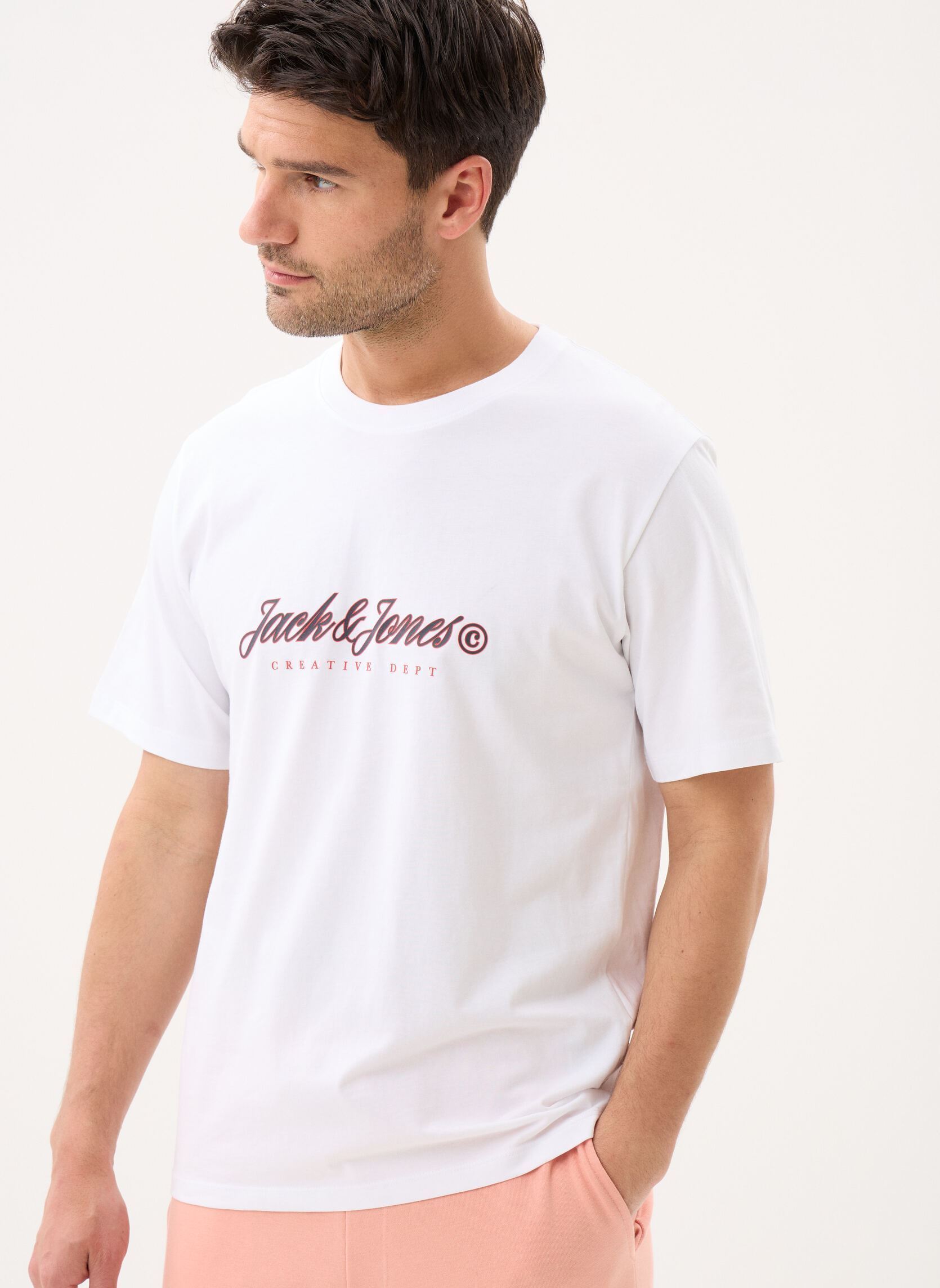 Vêtements Jack & Jones Jormontauk Type Front Tee Cn pour - vue 1