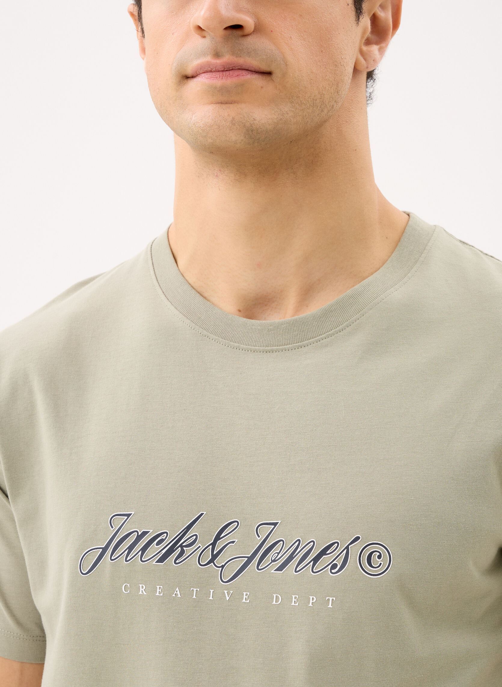Kurzarm-T-Shirts Jormontauk Type Front Tee Cn herren grün Jack & Jones Kurzarm-T-Shirts Jormontauk Type Front Tee Cn herren grün SEAGRASS