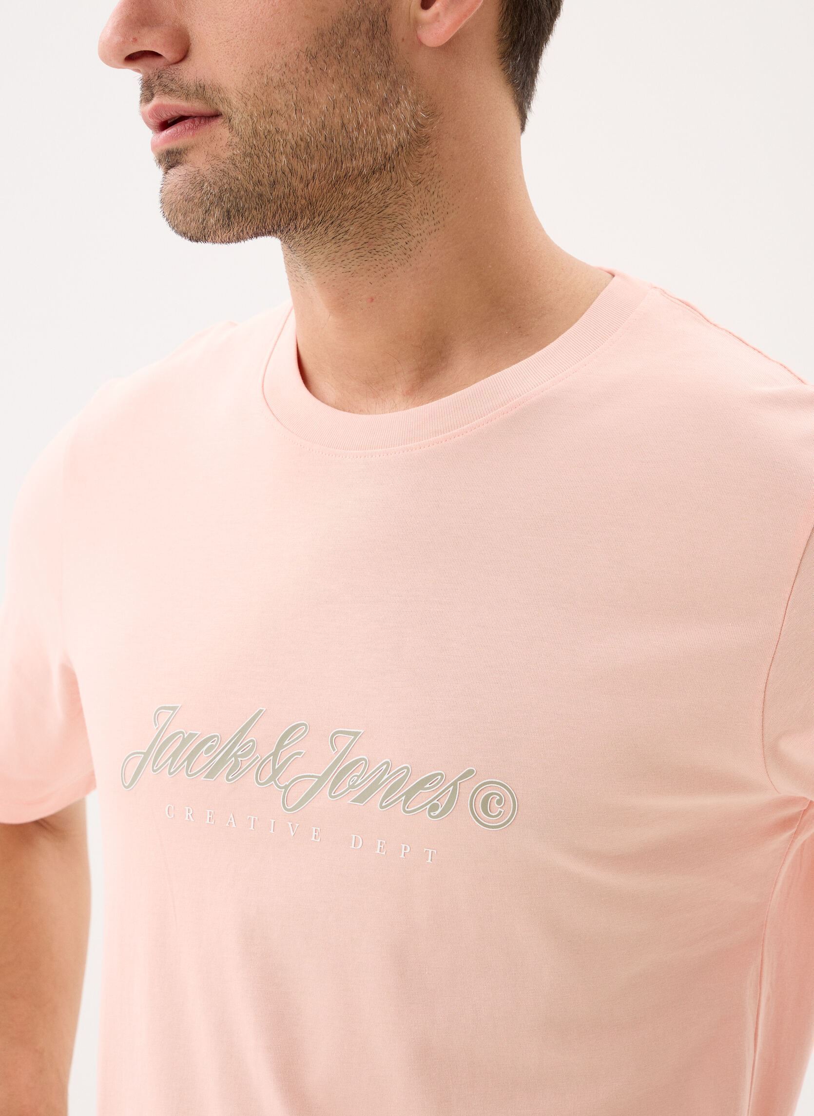 Camisetas de manga corta Jormontauk Type Front Tee Cn hombre naranja Jack & Jones Camisetas de manga corta Jormontauk Type Front Tee Cn hombre naranja PEACH MELBA