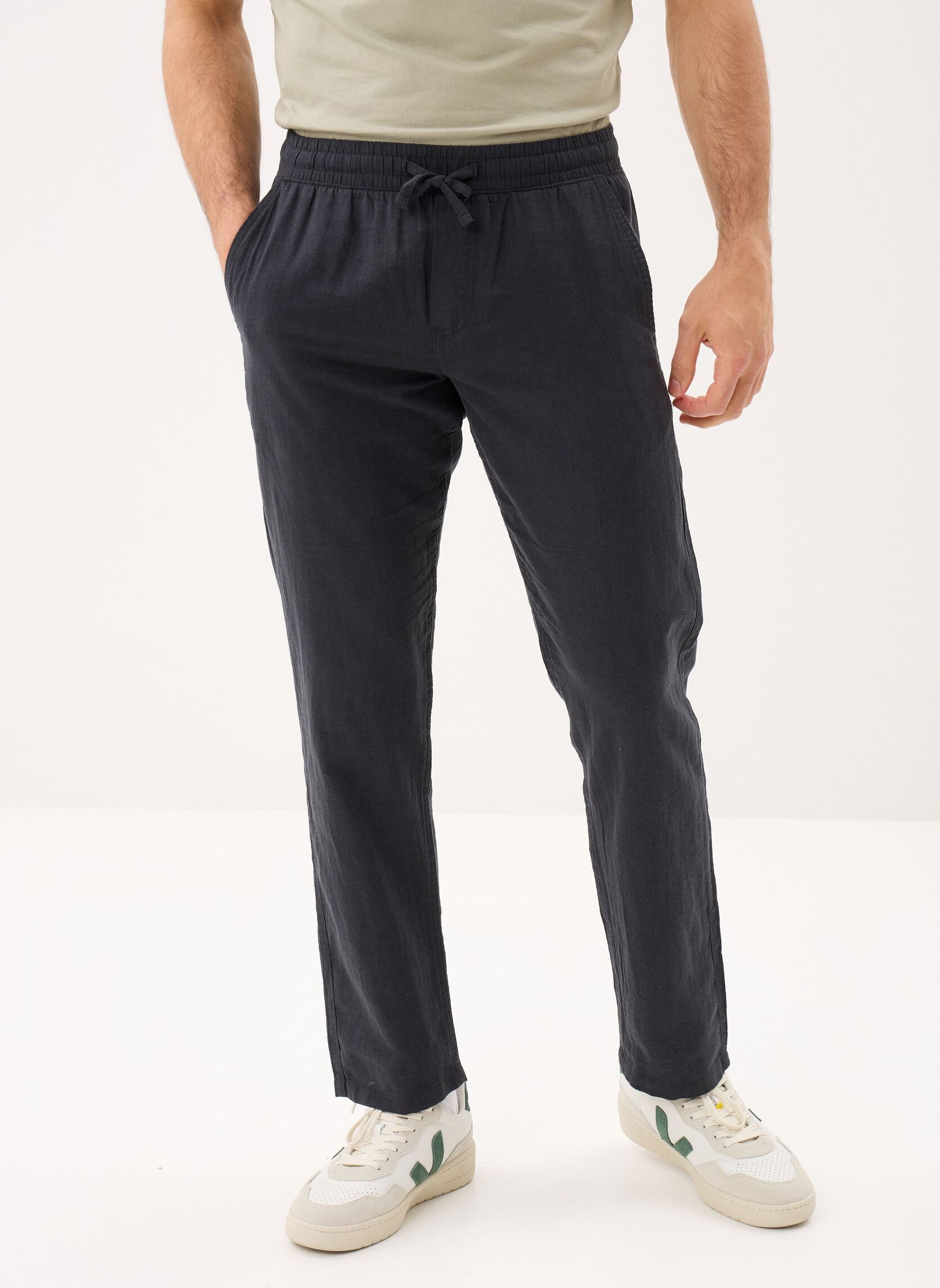 Vêtements Jack & Jones Jpstkane Summer Linen Blend Jogger Sn pour - vue 1