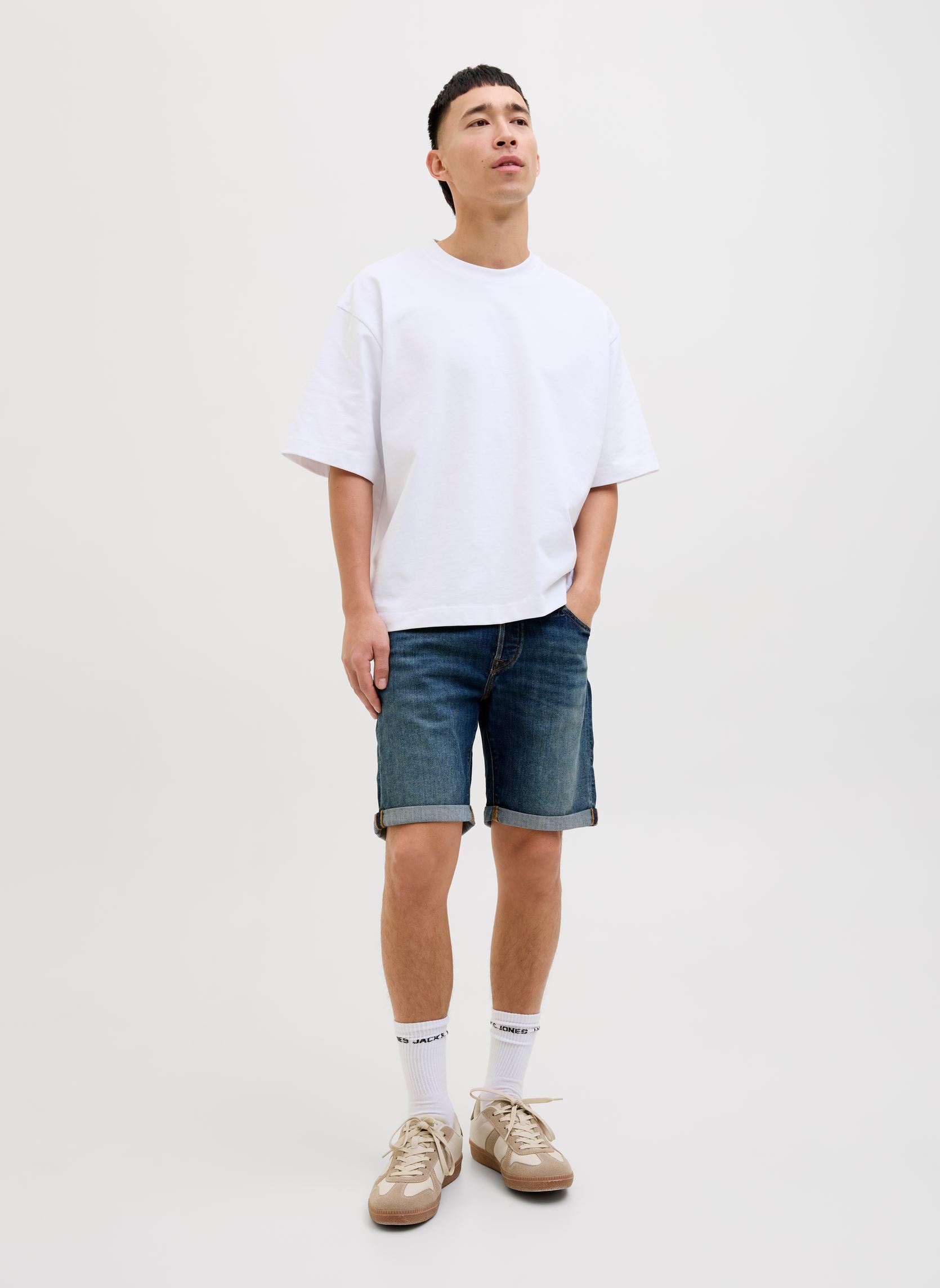 Shorts en jean Jjirick Jjfox Shorts Cb 310 Sn homme bleu Jack & Jones Shorts en jean Jjirick Jjfox Shorts Cb 310 Sn homme bleu BLUE DENIM