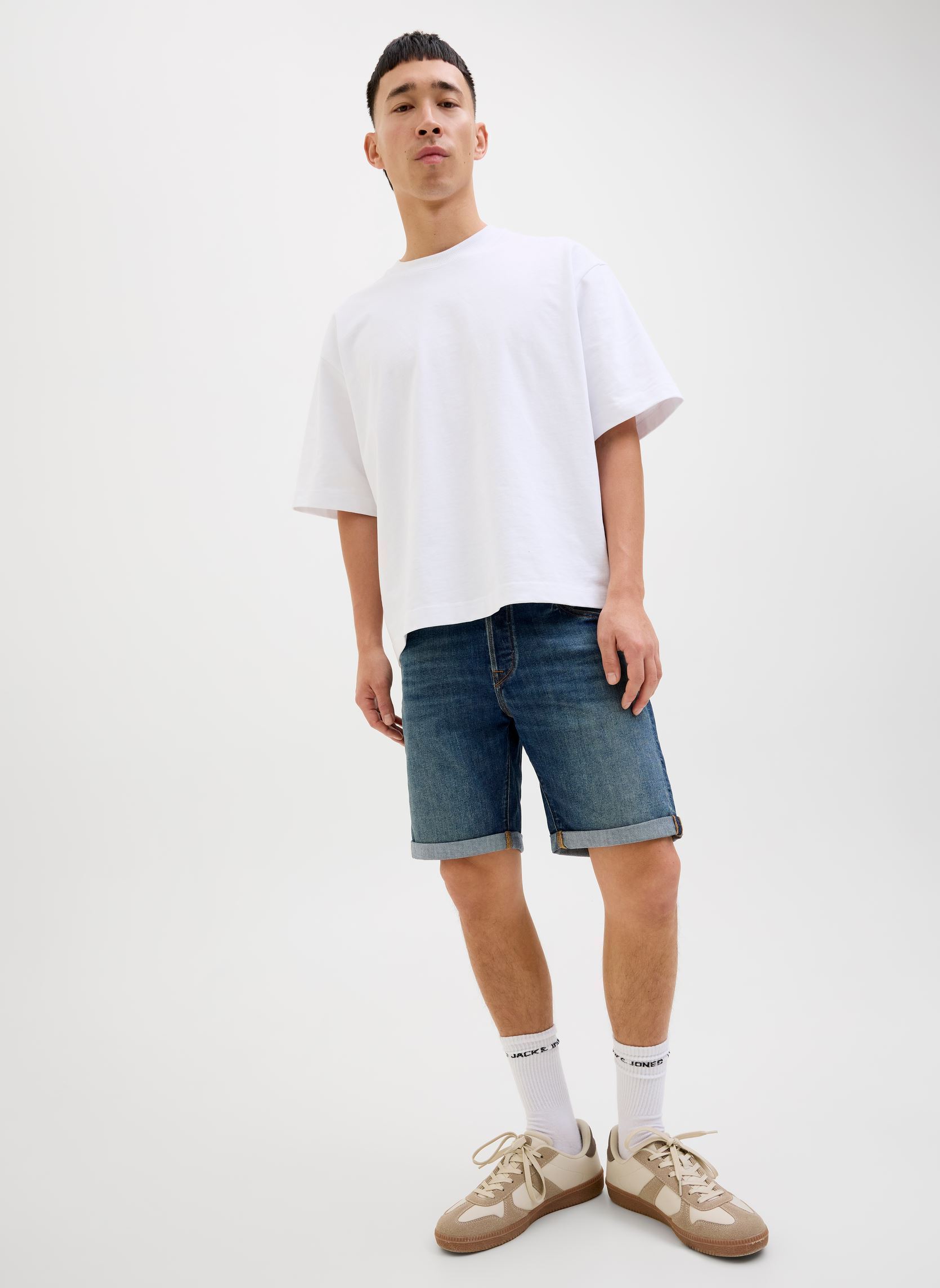 Shorts en jean Jjirick Jjfox Shorts Cb 310 Sn homme bleu Jack & Jones Shorts en jean Jjirick Jjfox Shorts Cb 310 Sn homme bleu BLUE DENIM