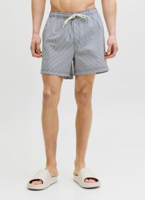 Shorts de bain Jpstmaui Ocean Seersucker Swim Shorts Ln homme bleu
