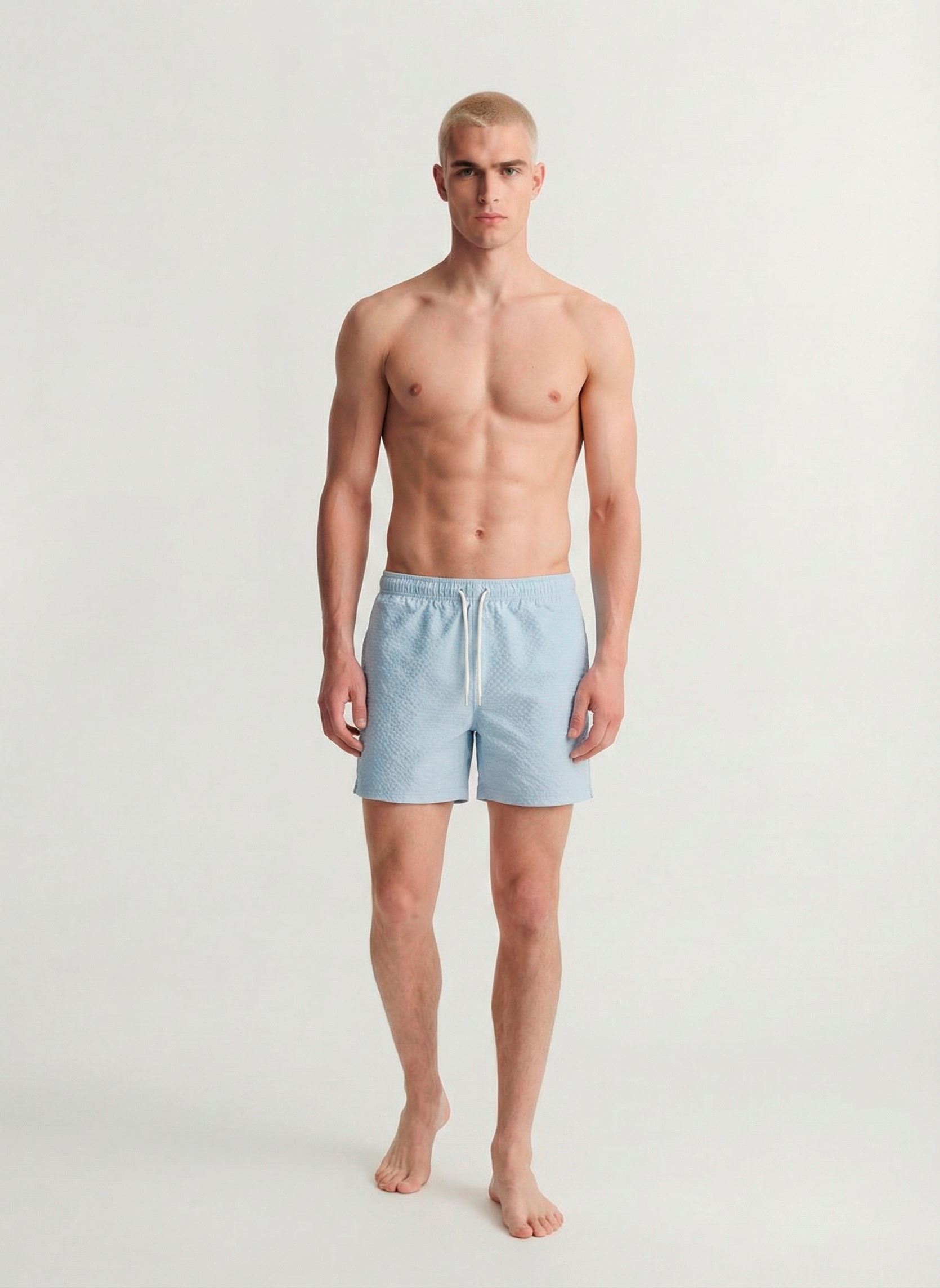 Shorts de bain Jpstmaui Ocean Seersucker Swim Shorts Ln homme bleu Jack & Jones Shorts de bain Jpstmaui Ocean Seersucker Swim Shorts Ln homme bleu CELESTIAL BLUE