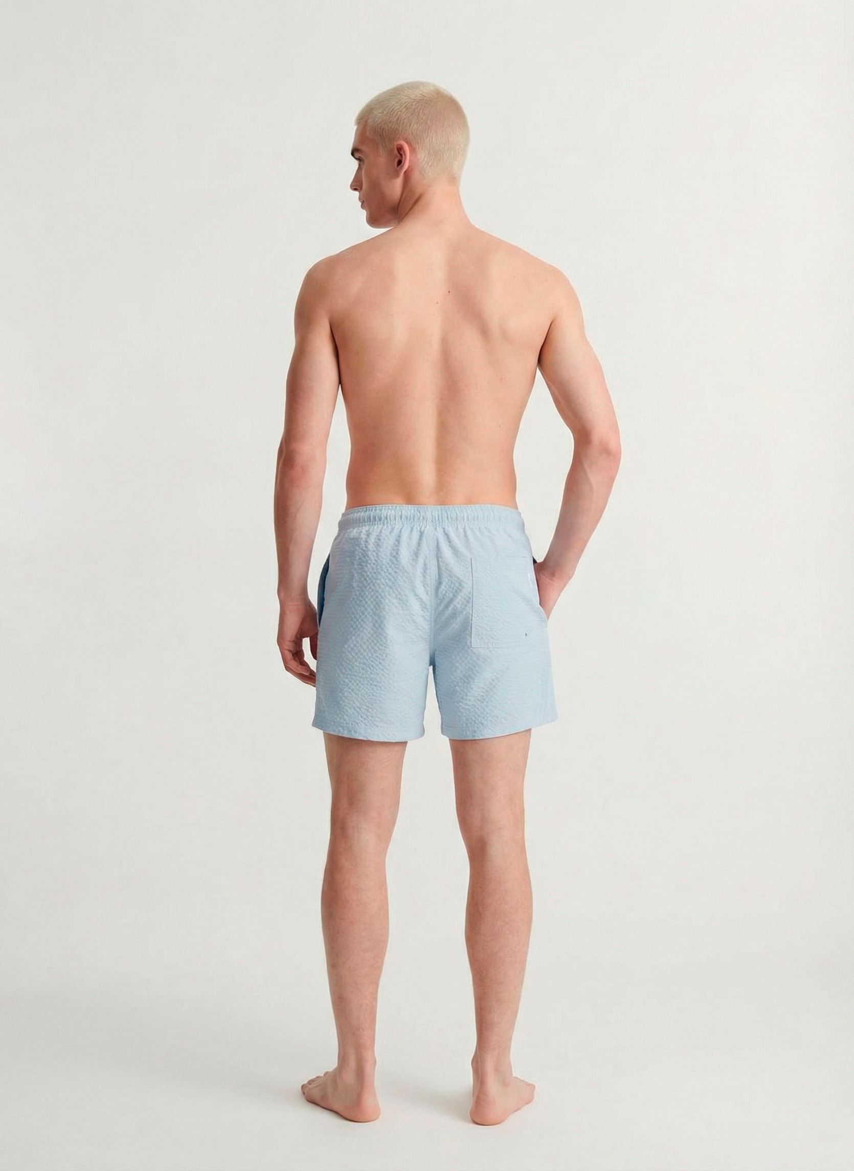 Shorts de bain Jpstmaui Ocean Seersucker Swim Shorts Ln homme bleu Jack & Jones Shorts de bain Jpstmaui Ocean Seersucker Swim Shorts Ln homme bleu CELESTIAL BLUE