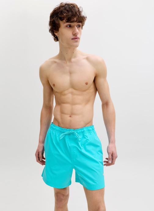Jack & Jones Badeshorts Jpstmaui Tropic Solid Swim Shorts Reg Sn herren blau