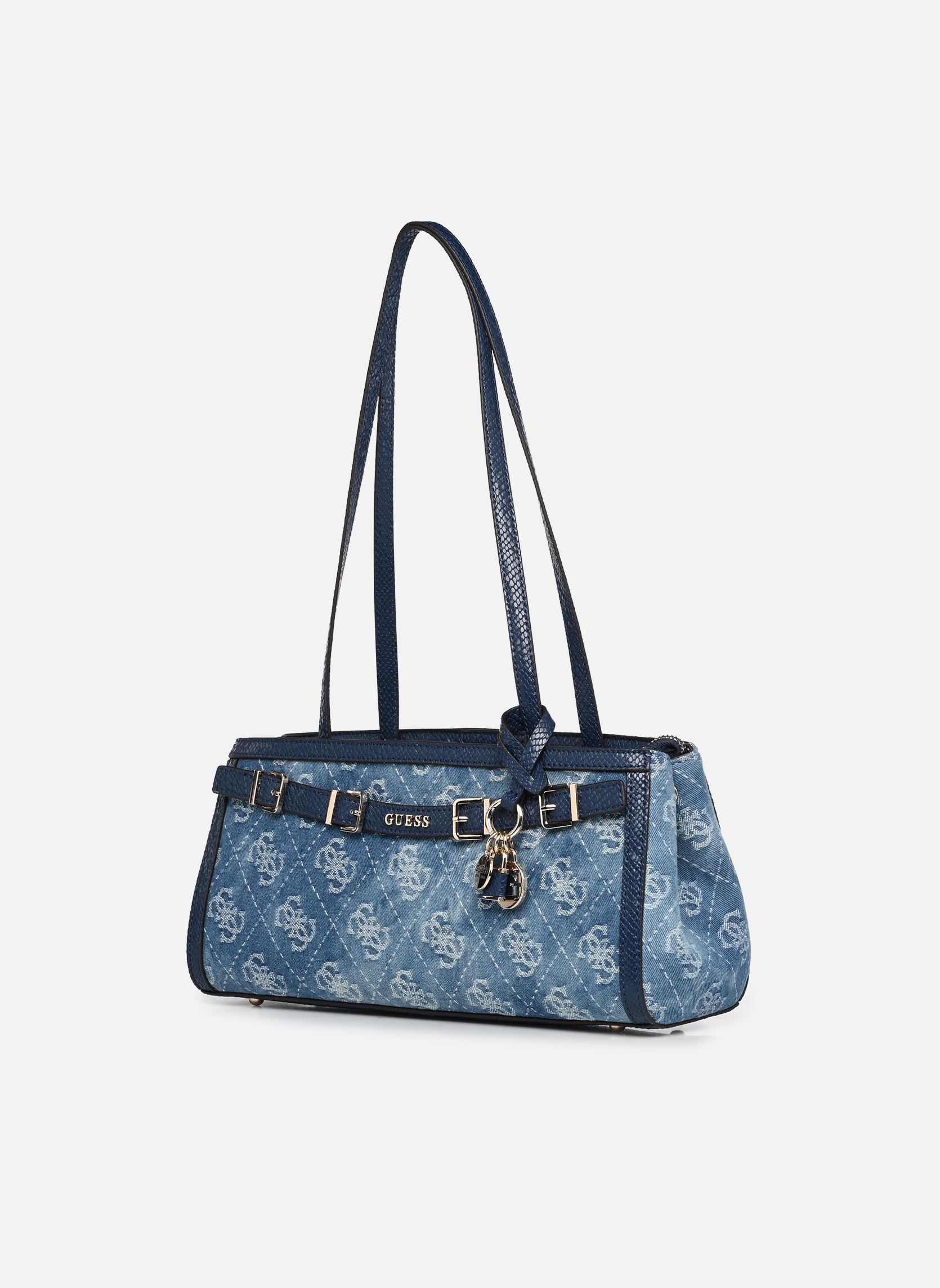Schoudertassen Dovie Gfriend Shoulder Satchel dames blauw Guess Schoudertassen Dovie Gfriend Shoulder Satchel dames blauw DENIM LOGO