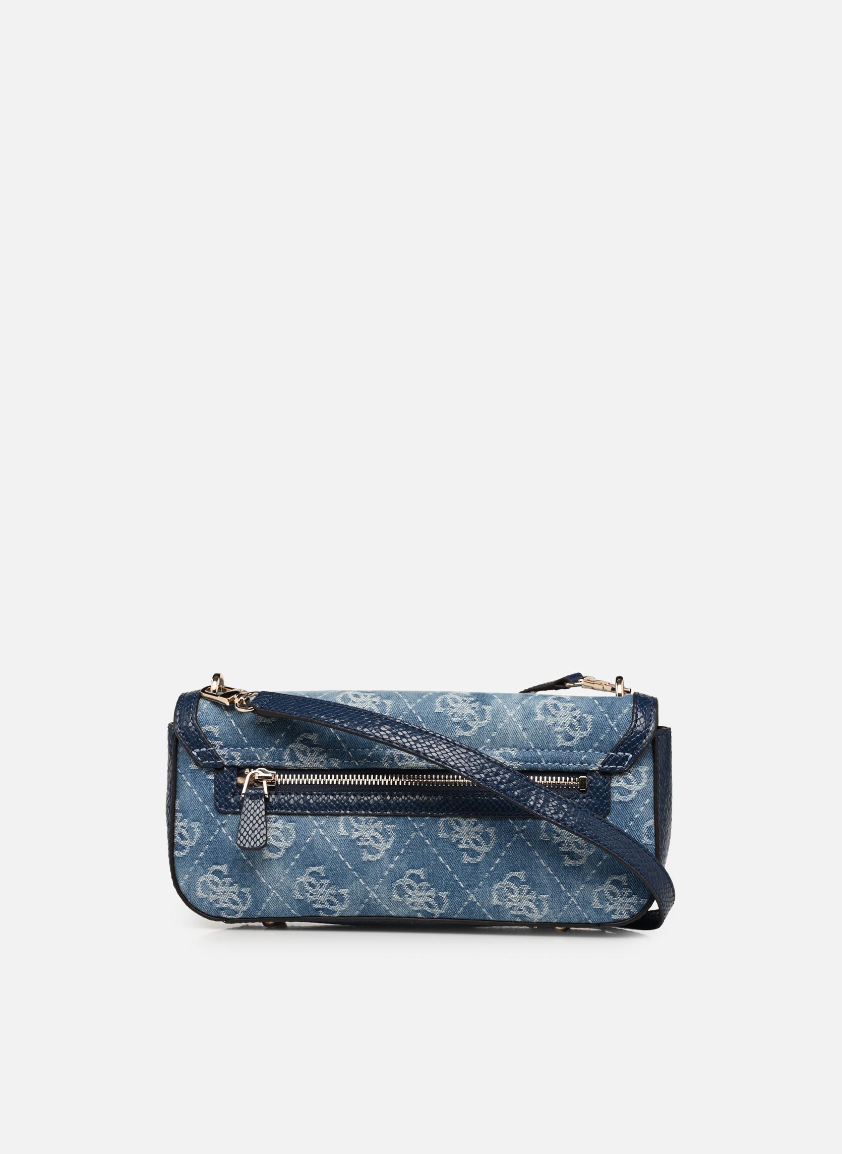 Schoudertassen Dovie Flap Shoulder Bag dames blauw Guess Schoudertassen Dovie Flap Shoulder Bag dames blauw DENIM LOGO