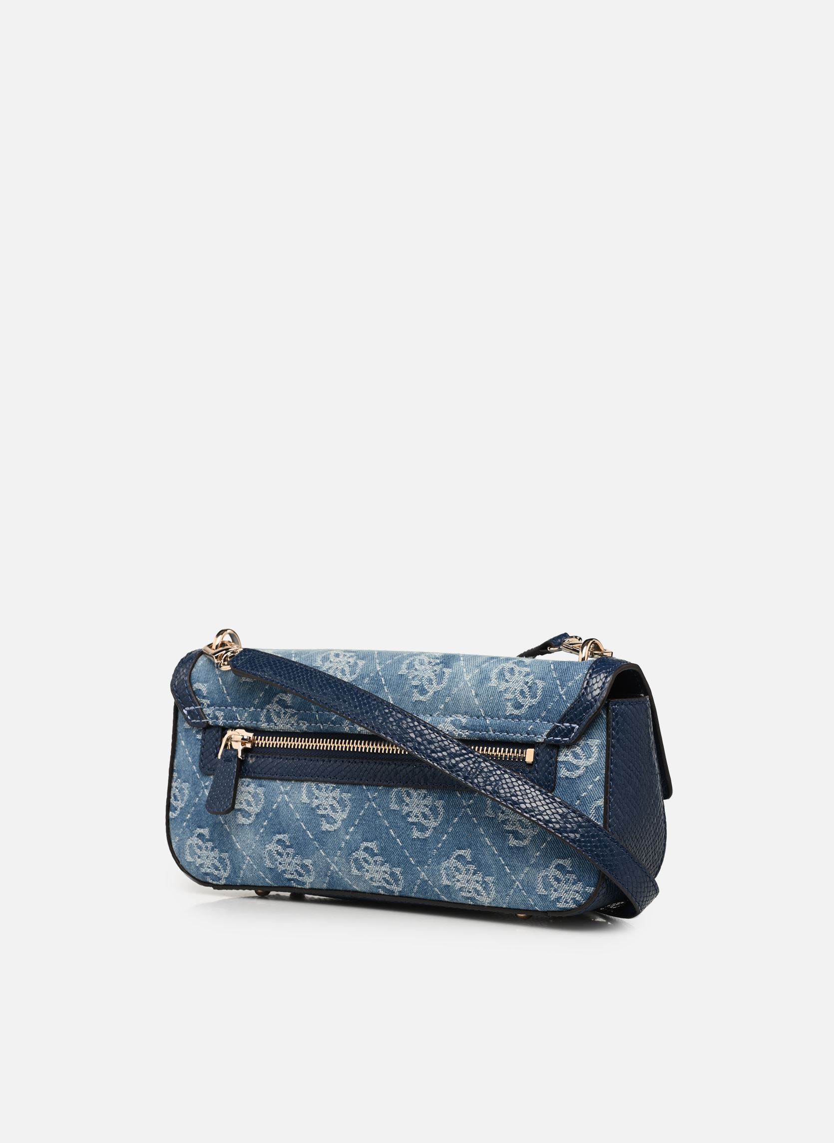 Schoudertassen Dovie Flap Shoulder Bag dames blauw Guess Schoudertassen Dovie Flap Shoulder Bag dames blauw DENIM LOGO