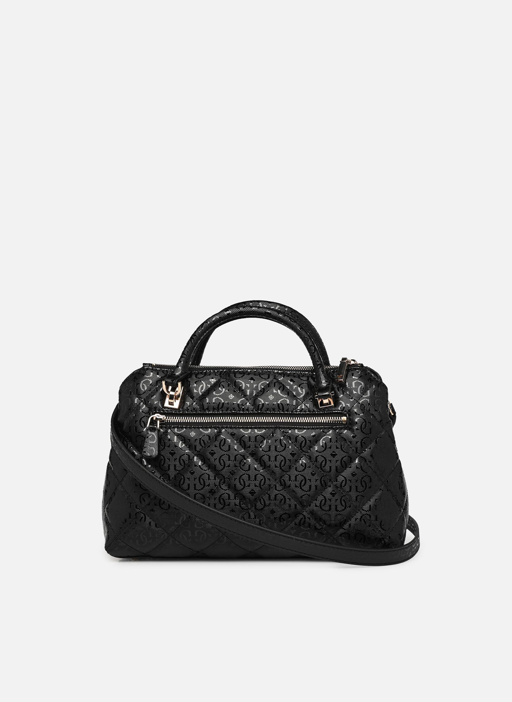 Handtaschen Libby 2 Comp Satchel damen schwarz Guess Handtaschen Libby 2 Comp Satchel damen schwarz BLACK