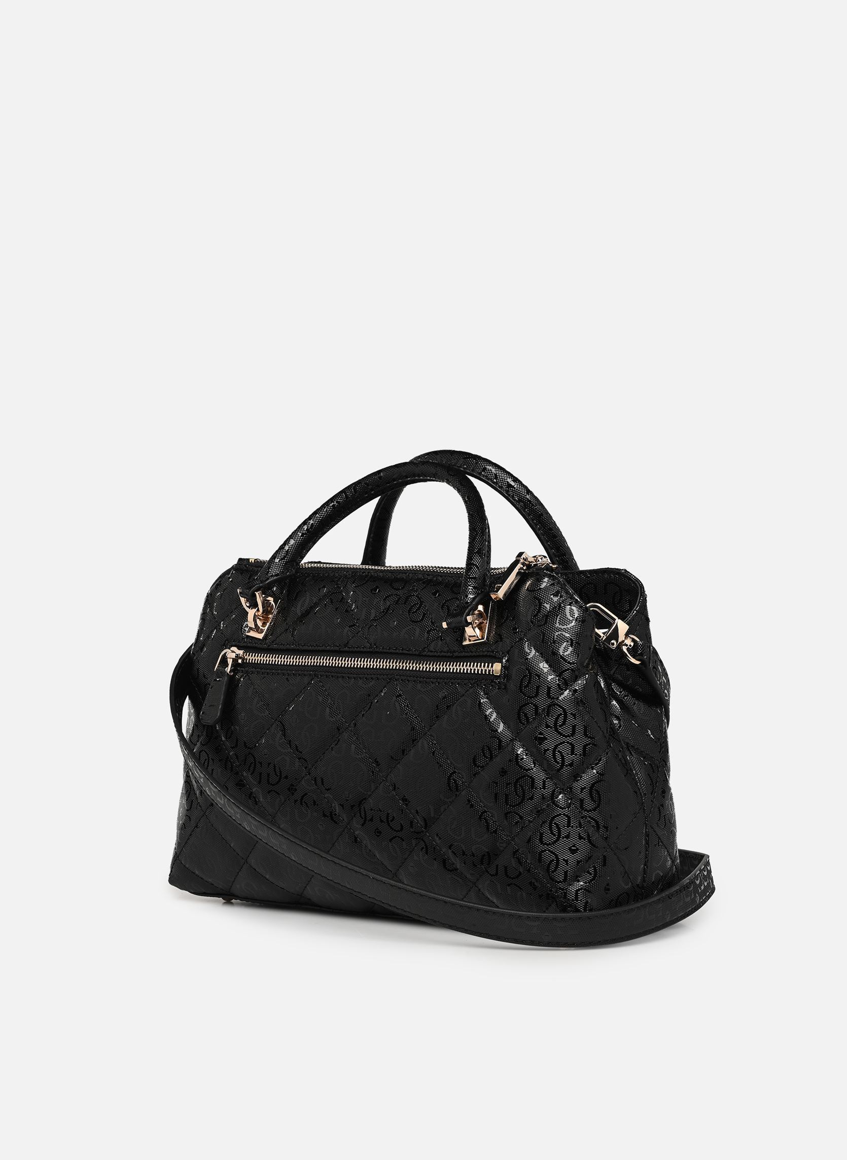 Handtaschen Libby 2 Comp Satchel damen schwarz Guess Handtaschen Libby 2 Comp Satchel damen schwarz BLACK