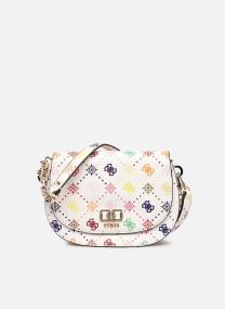 Schoudertassen Emelie Logo Flap Shoulder Bag dames meerkleurig Guess Schoudertassen Emelie Logo Flap Shoulder Bag dames meerkleurig MULTI LOGO