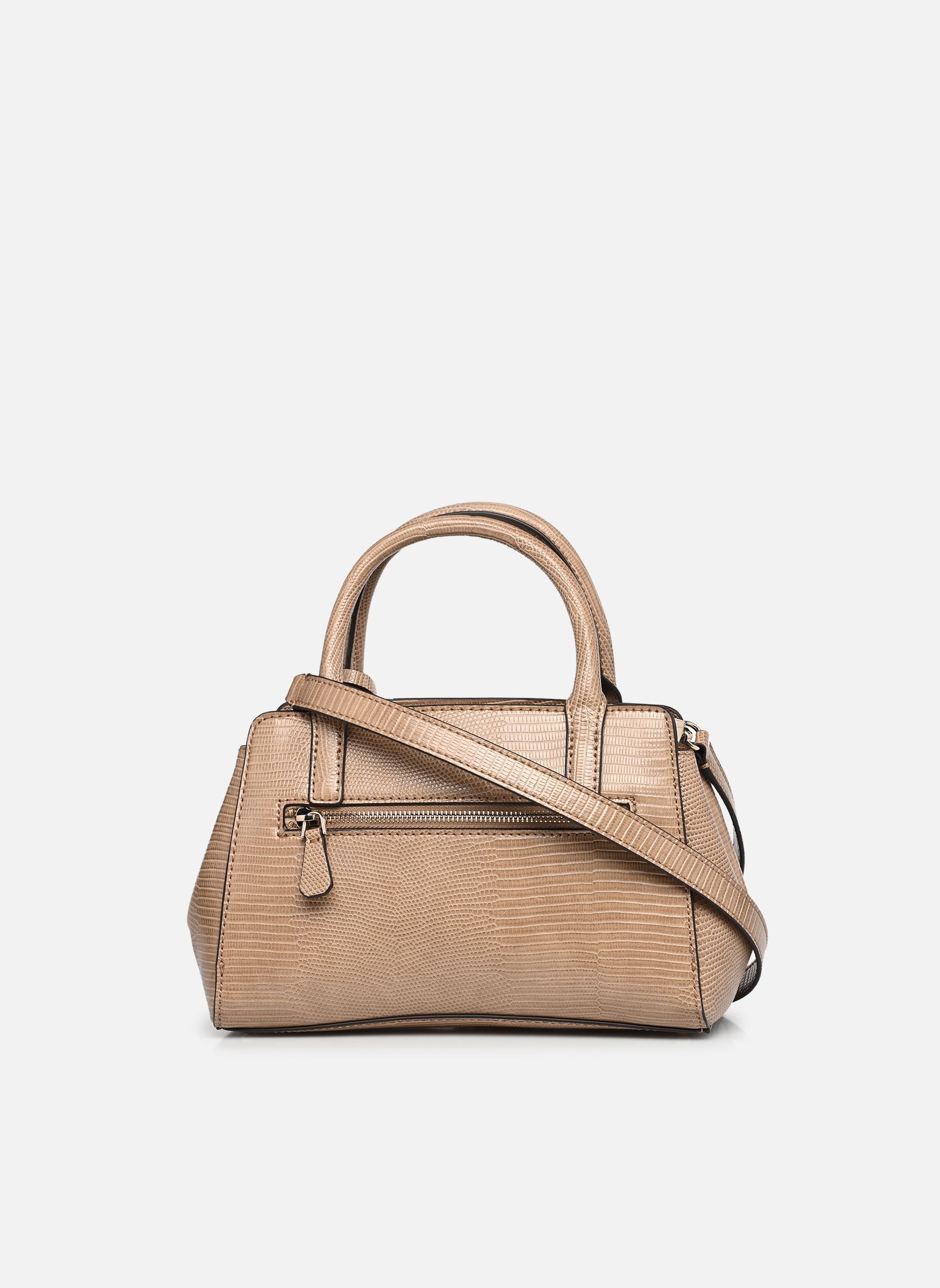 Sacs à main Leona Small Multi Comp Satchel femme beige Guess Sacs à main Leona Small Multi Comp Satchel femme beige BEIGE