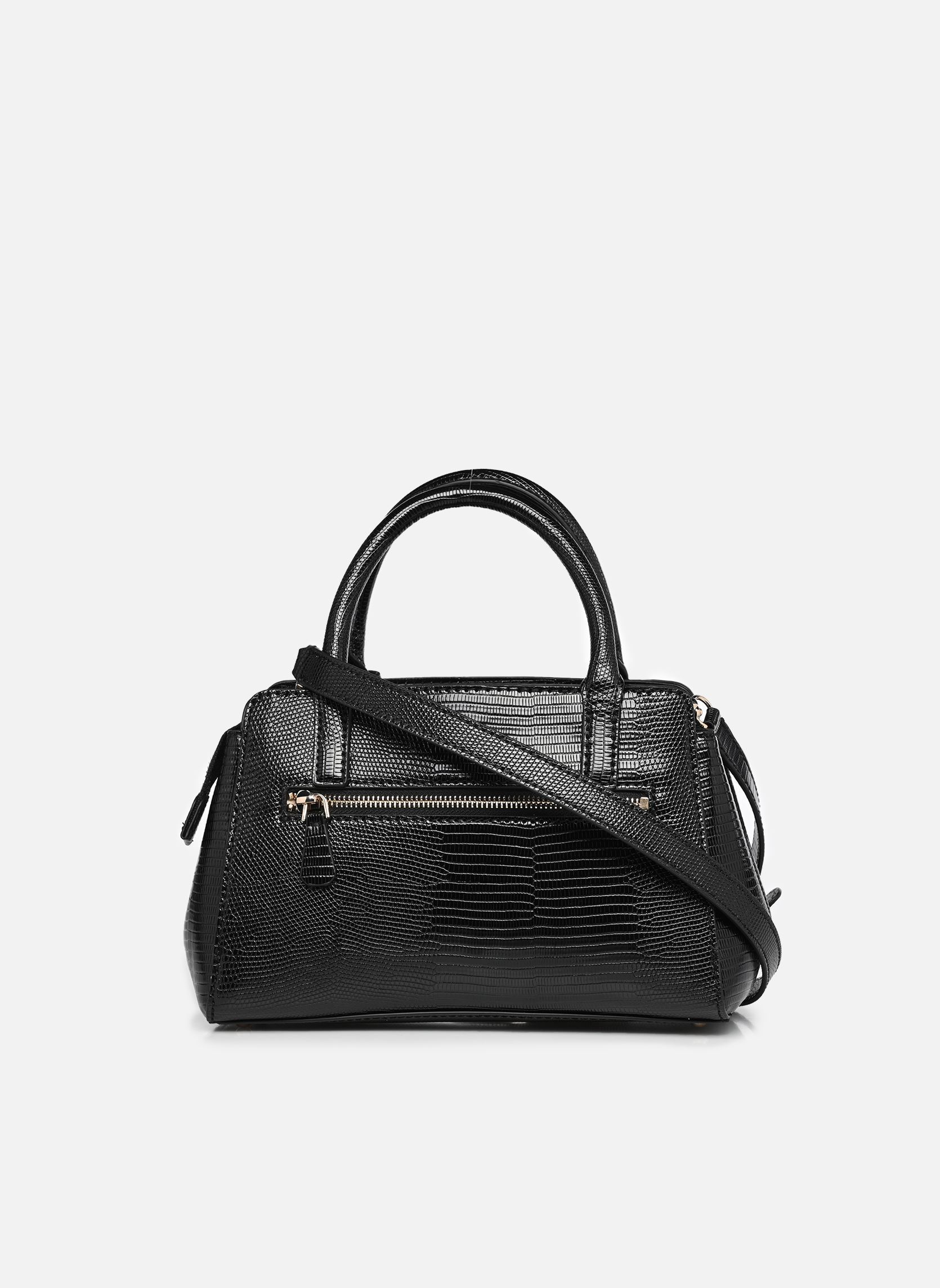 Sacs à main Leona Small Multi Comp Satchel femme noir Guess Sacs à main Leona Small Multi Comp Satchel femme noir BLACK