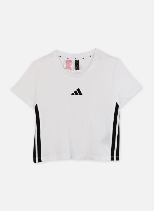 adidas sportswear T-shirts JG 3S BABY TEE meisjes wit
