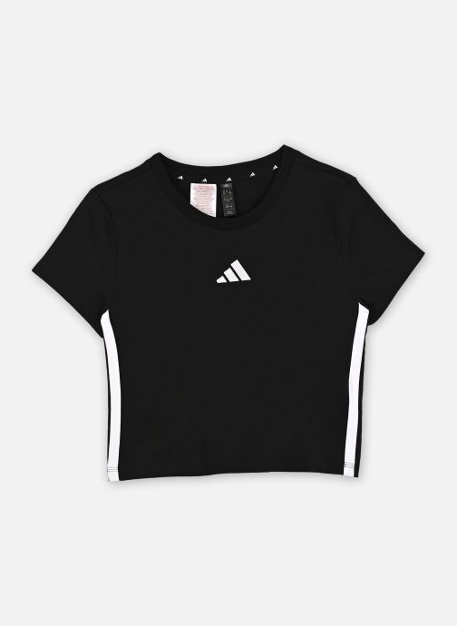 adidas sportswear T-shirts JG 3S BABY TEE meisjes zwart