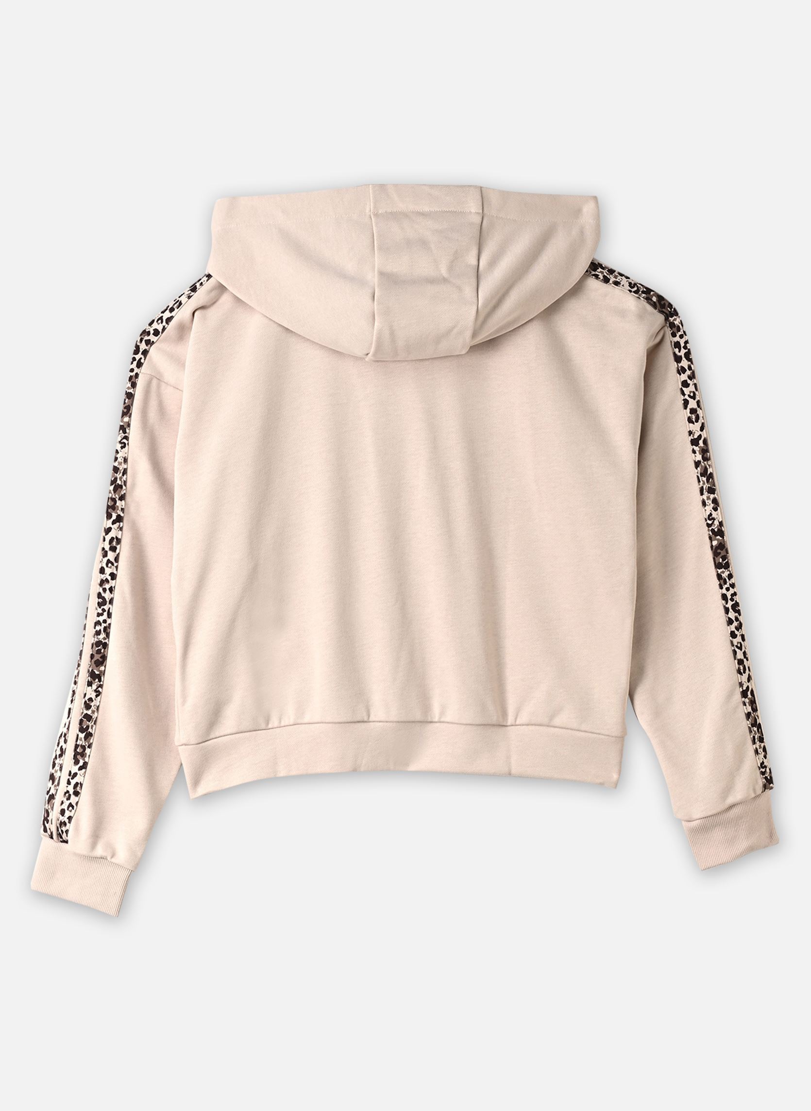 Sweats zippés JG AN 3S FT FZ fille beige adidas sportswear Sweats zippés JG AN 3S FT FZ fille beige Crystal Linen