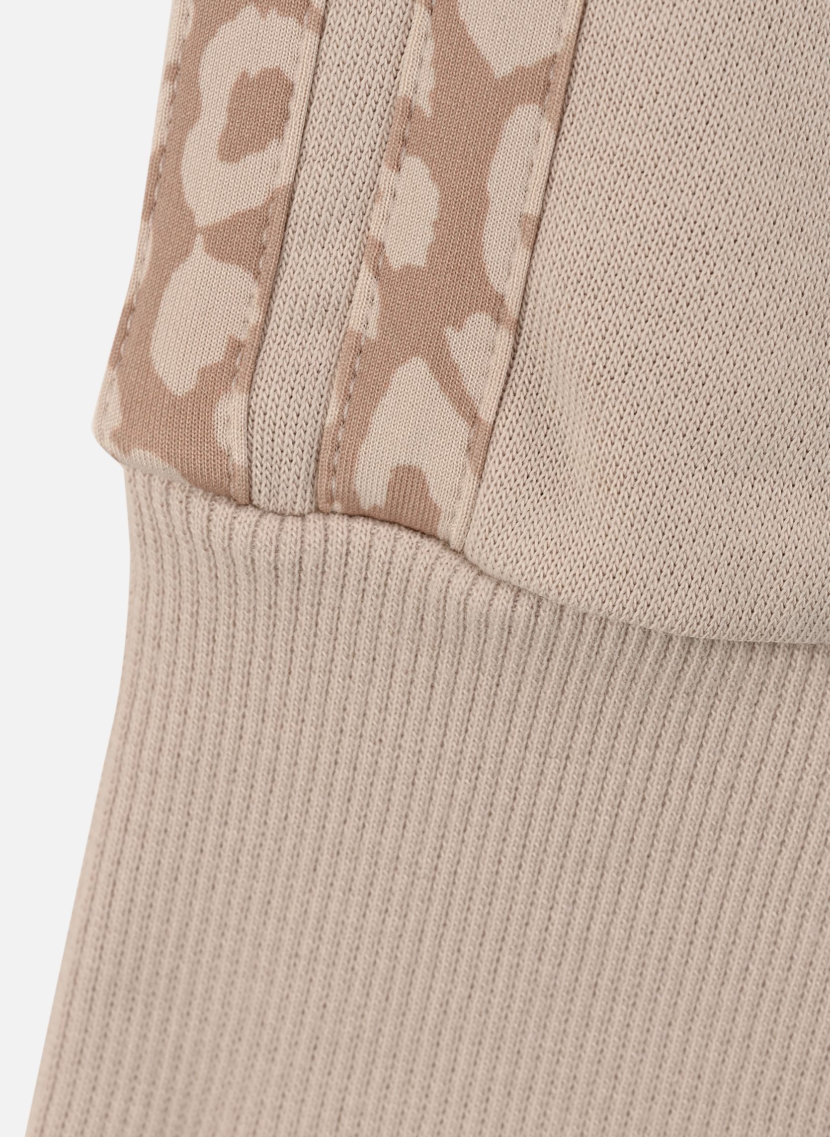 Sweats zippés JG AN 3S FT FZ fille beige adidas sportswear Sweats zippés JG AN 3S FT FZ fille beige CRLI/OWHITE