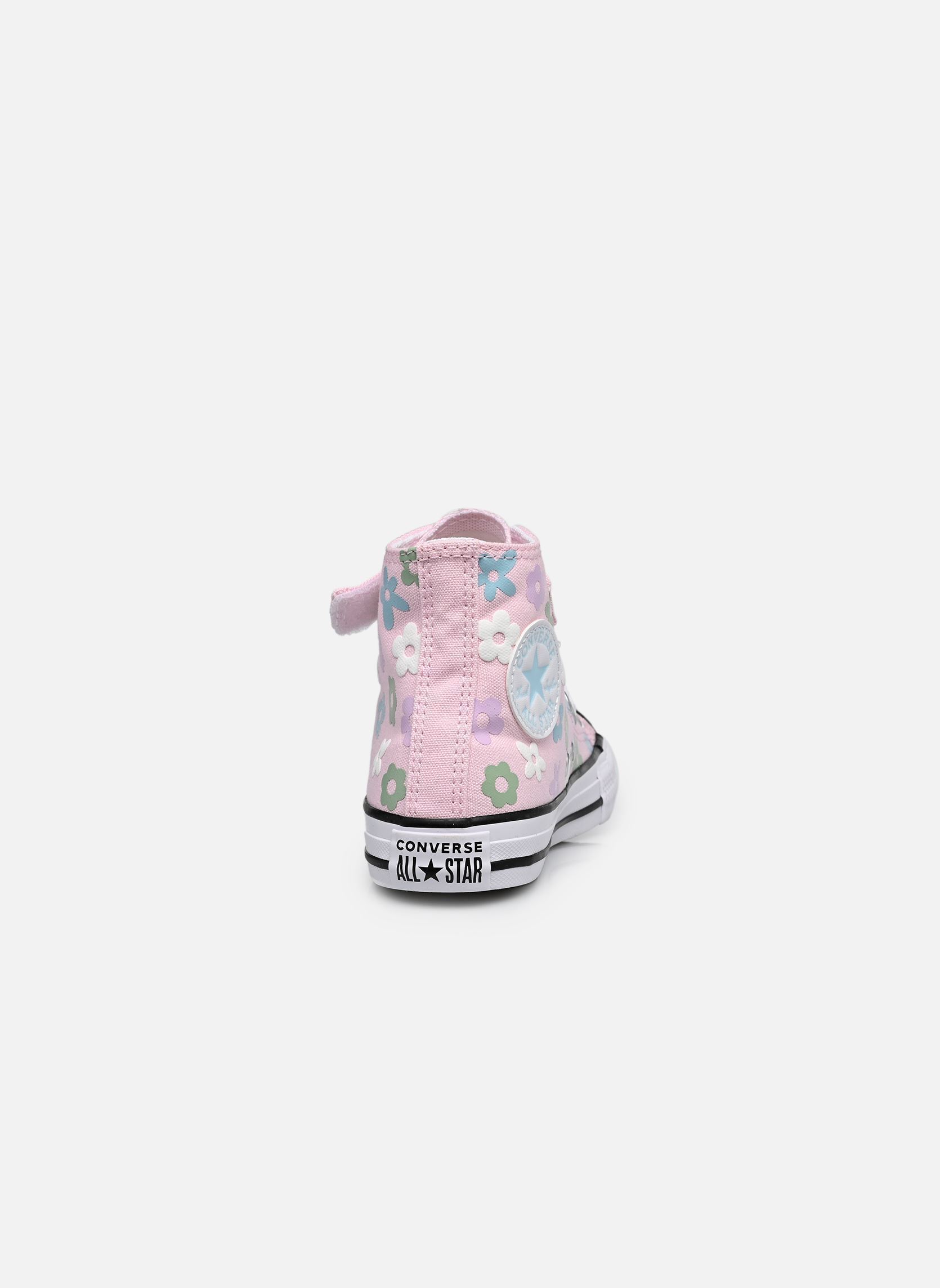 Baskets hautes Chuck Taylor All Star Easy-On Bubble Flo fille rose Converse Baskets hautes Chuck Taylor All Star Easy-On Bubble Flo fille rose New Found Bloom/White