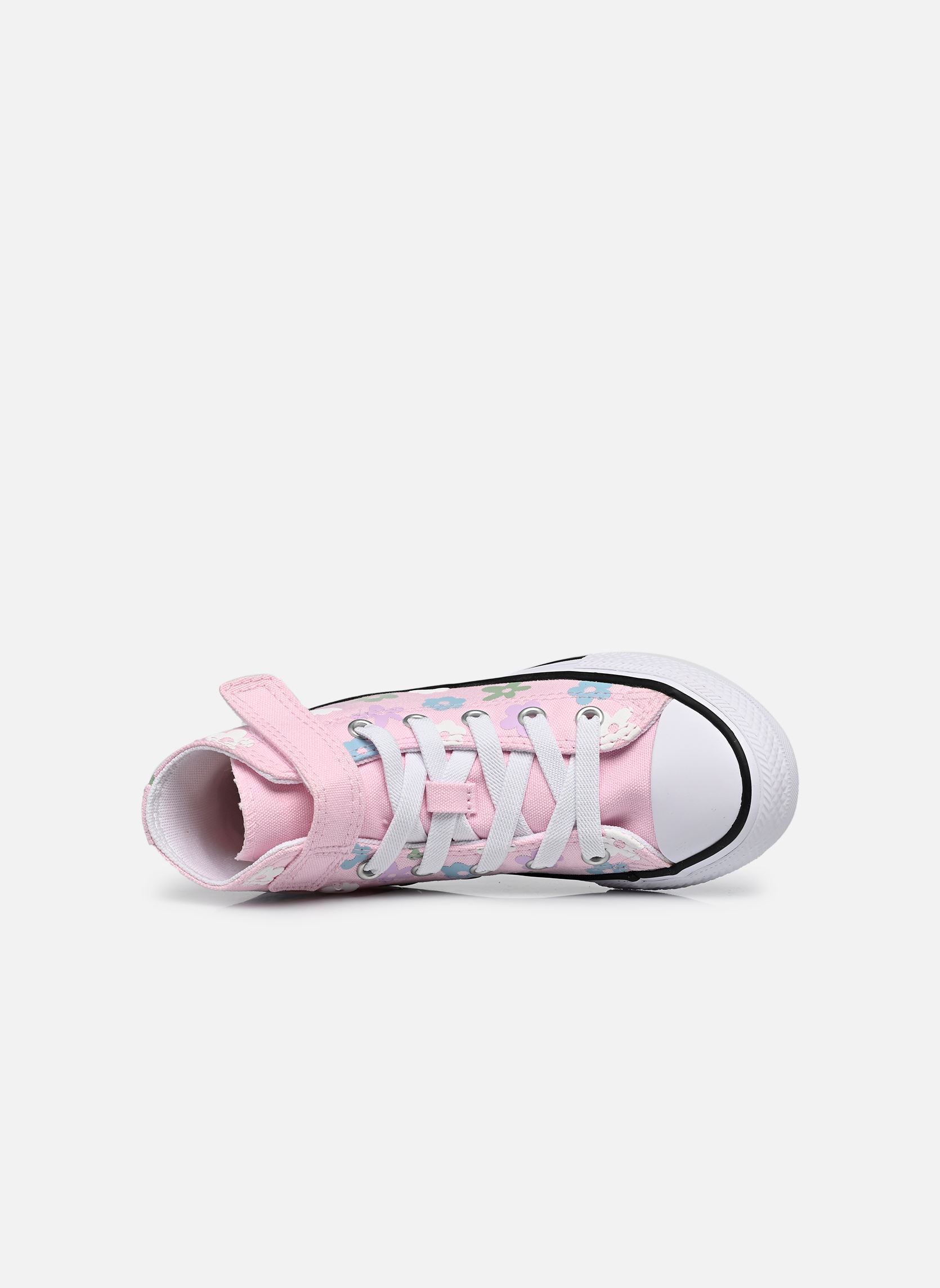 Baskets hautes Chuck Taylor All Star Easy-On Bubble Flo fille rose Converse Baskets hautes Chuck Taylor All Star Easy-On Bubble Flo fille rose New Found Bloom/White