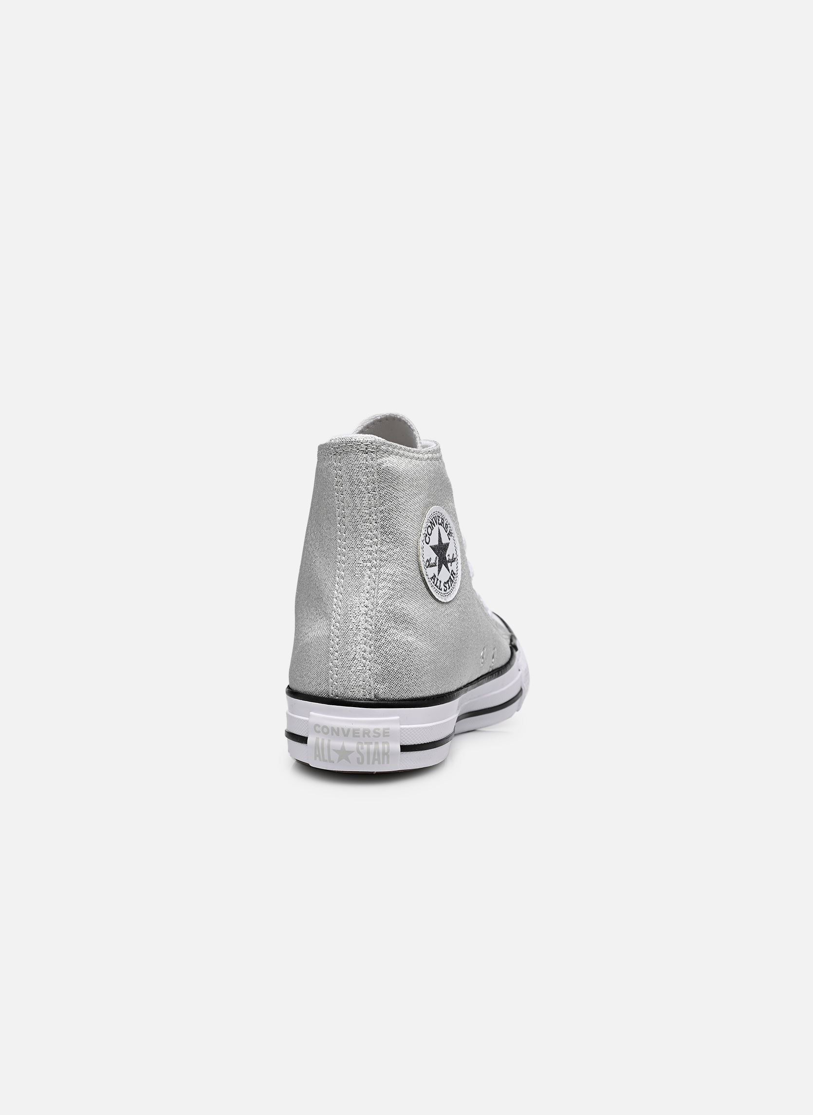 Niedrige Sneaker Chuck Taylor All Star Shine Hi J silber Converse Niedrige Sneaker Chuck Taylor All Star Shine Hi J silber LIGHT GREY/WHITE/BLACK