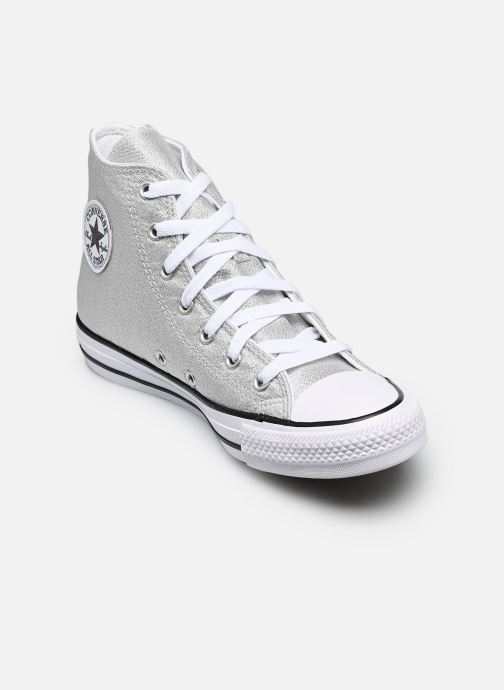 Converse Baskets basses Chuck Taylor All Star Shine Hi J argent