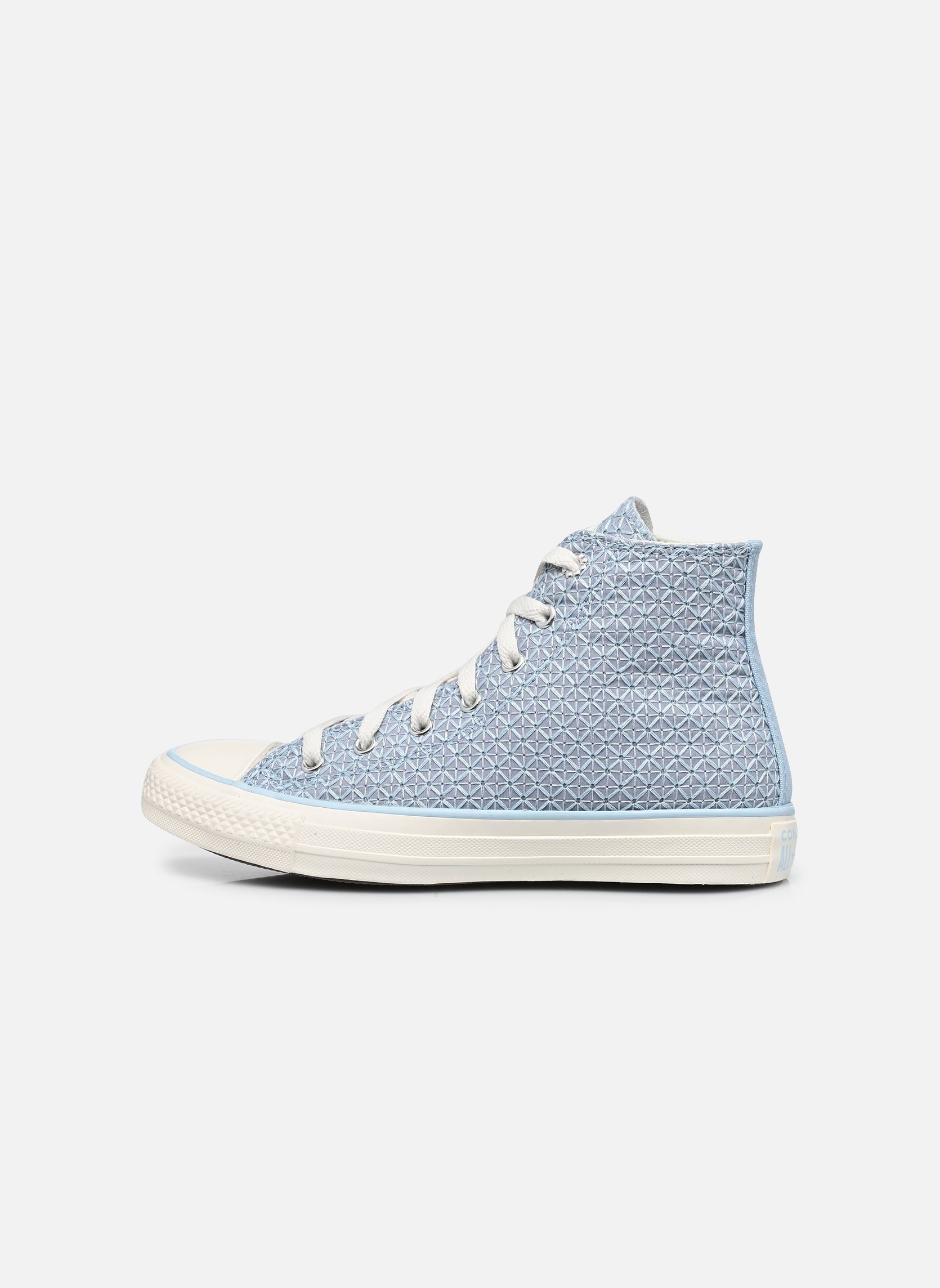 Niedrige Sneaker Chuck Taylor All Star Crochet Hi J mädchen blau Converse Niedrige Sneaker Chuck Taylor All Star Crochet Hi J mädchen blau NO SHADE/CLEAR SKIES/EGRET