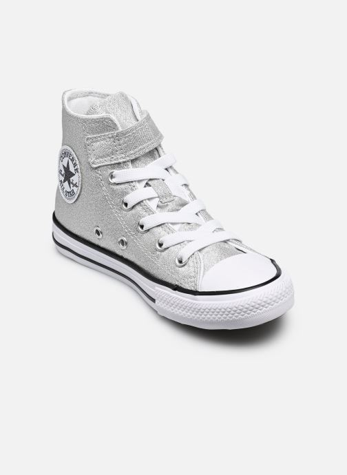 Converse Baskets basses Chuck Taylor All Star Easy-On Shine Hi argent