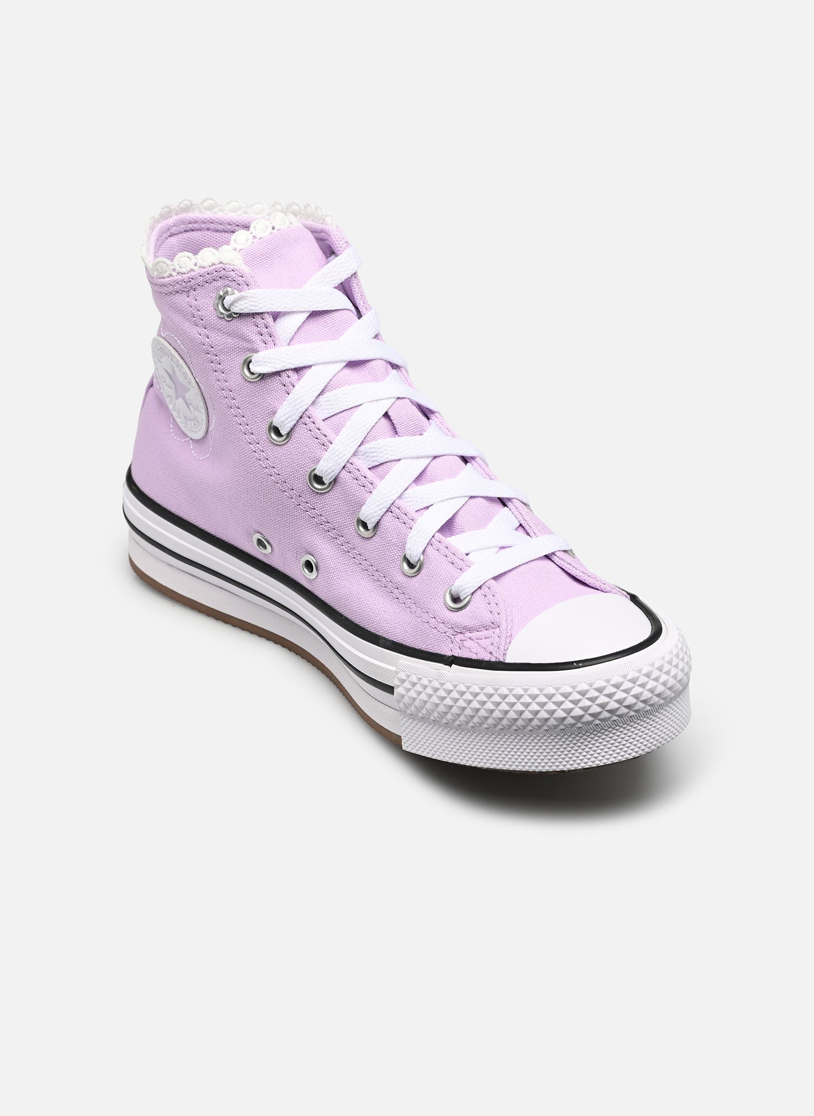 Baskets hautes Chuck Taylor All Star Eva Lift Platform fille violet Converse Baskets hautes Chuck Taylor All Star Eva Lift Platform fille violet LAVENDER LATTE/WHITE/BLACK