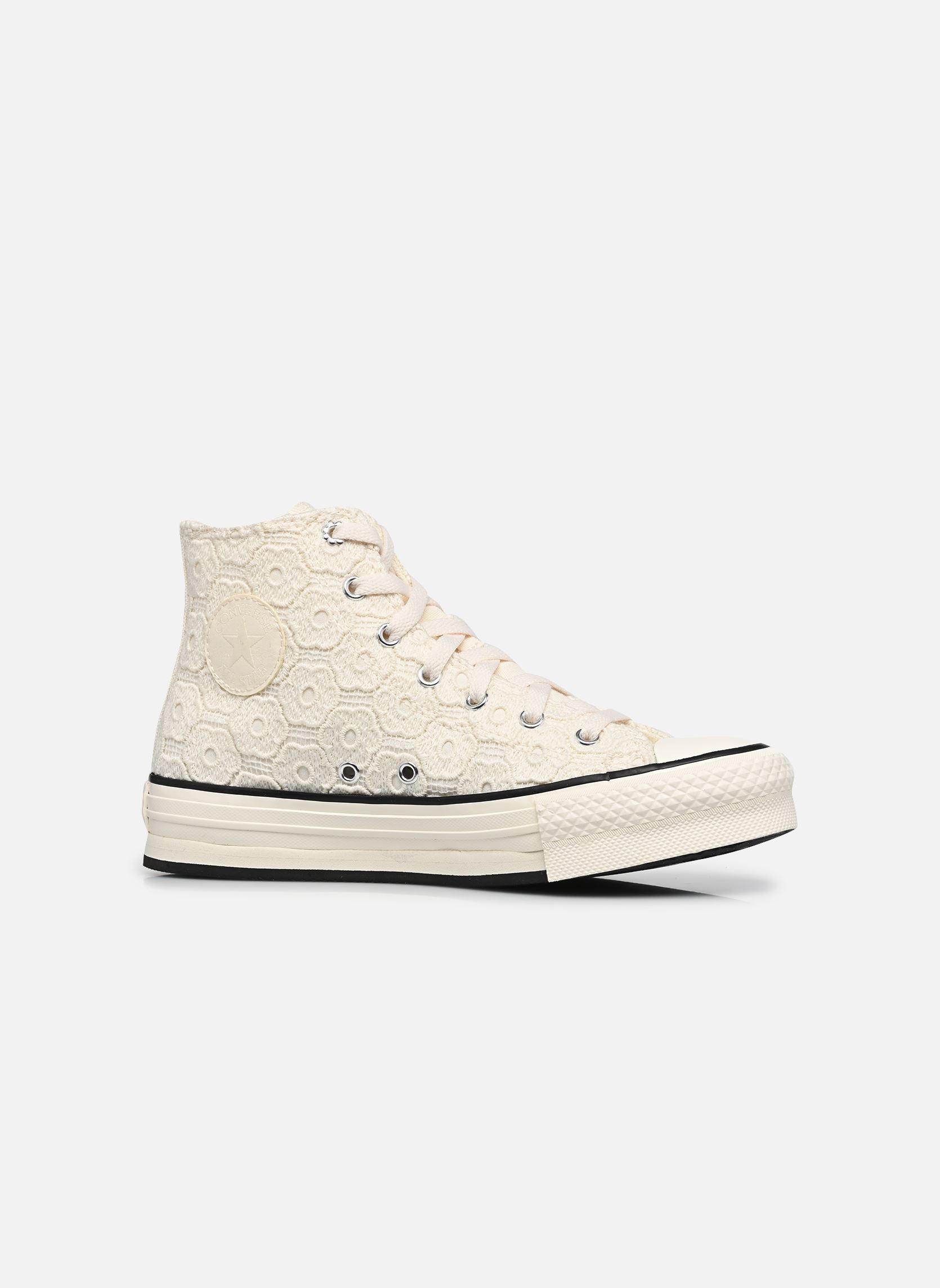 Niedrige Sneaker Chuck Taylor All Star Eva Lift Platform mädchen beige Converse Niedrige Sneaker Chuck Taylor All Star Eva Lift Platform mädchen beige EGRET/BLACK/EGRET