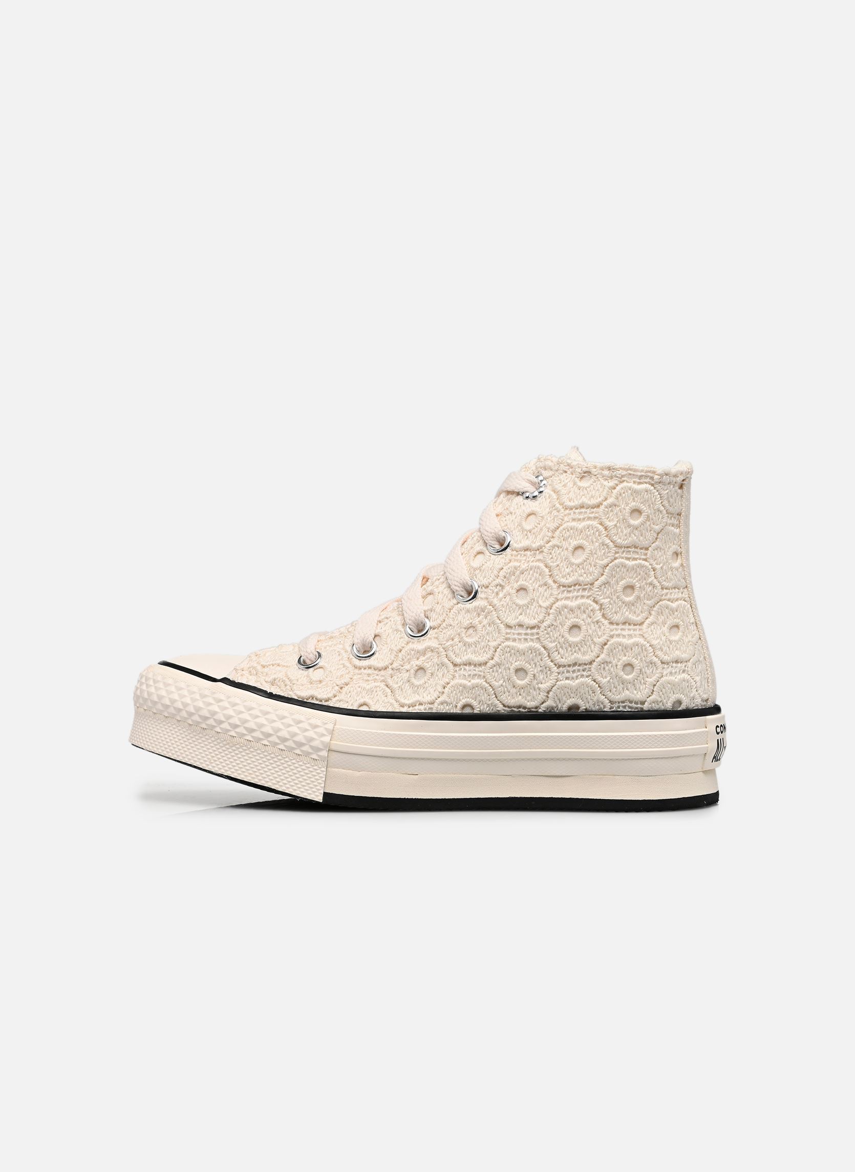 Baskets basses Chuck Taylor All Star Eva Lift Platform fille beige Converse Baskets basses Chuck Taylor All Star Eva Lift Platform fille beige Egret/Black/Egret