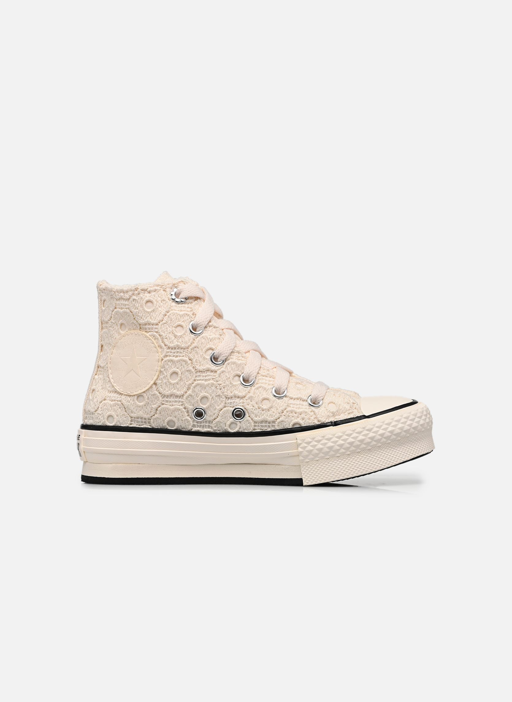 Baskets basses Chuck Taylor All Star Eva Lift Platform fille beige Converse Baskets basses Chuck Taylor All Star Eva Lift Platform fille beige Egret/Black/Egret