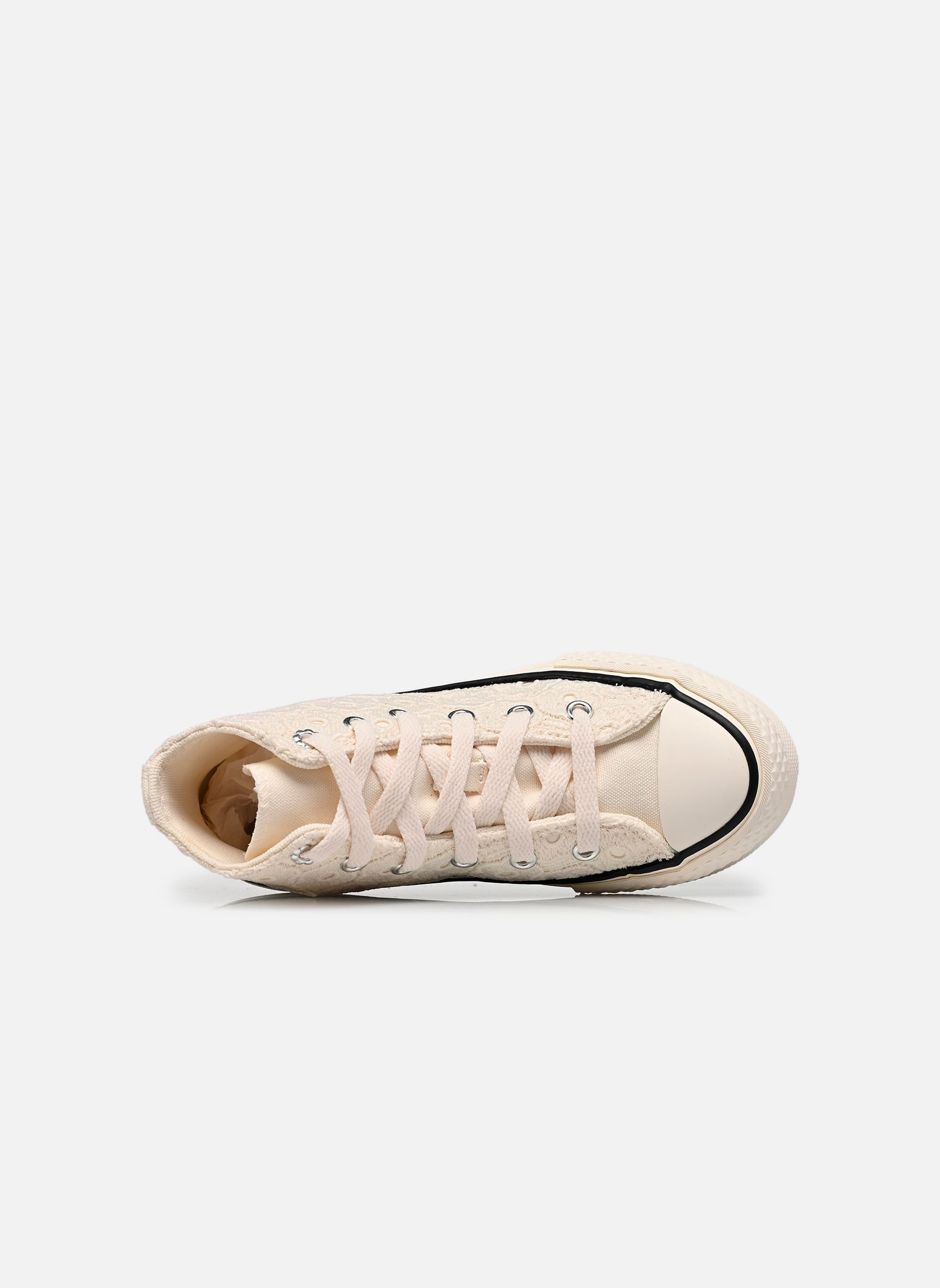 Baskets basses Chuck Taylor All Star Eva Lift Platform fille beige Converse Baskets basses Chuck Taylor All Star Eva Lift Platform fille beige Egret/Black/Egret