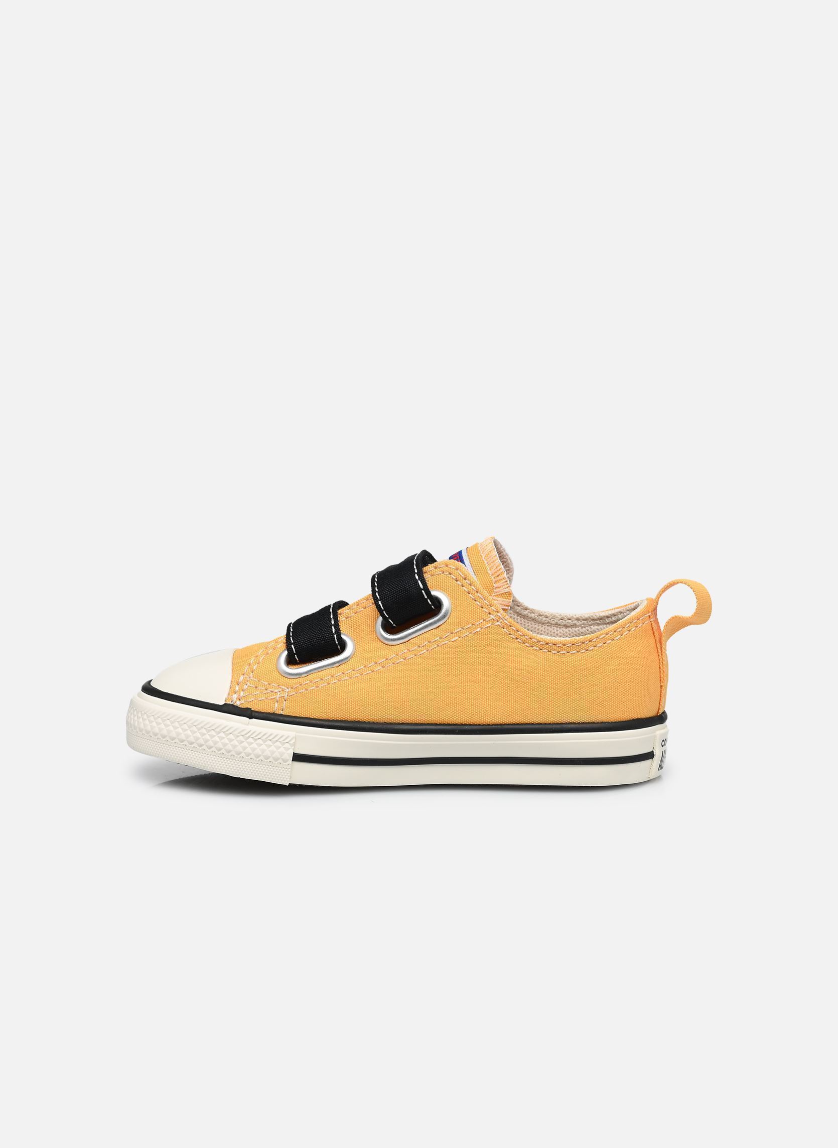 Baskets basses Chuck Taylor All Star Easy-On Color Pop garçon jaune Converse Baskets basses Chuck Taylor All Star Easy-On Color Pop garçon jaune Gold Palm/Black/Egret