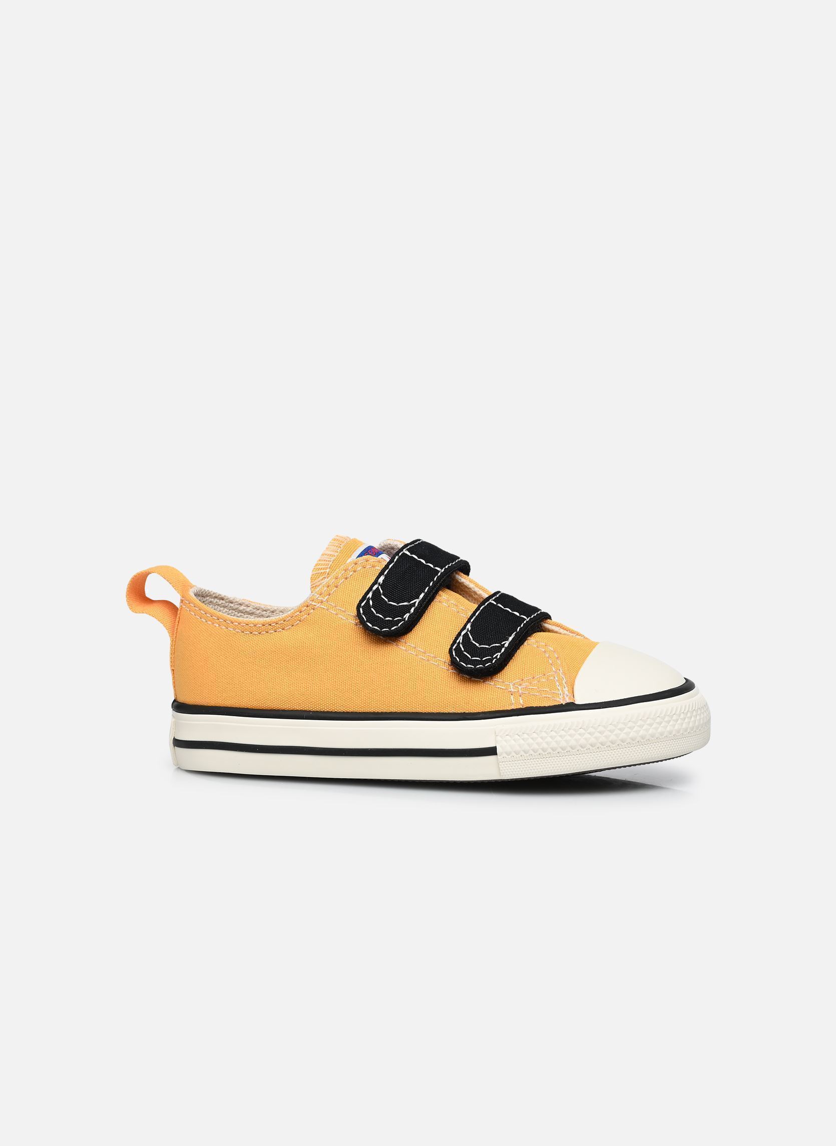 Baskets basses Chuck Taylor All Star Easy-On Color Pop garçon jaune Converse Baskets basses Chuck Taylor All Star Easy-On Color Pop garçon jaune Gold Palm/Black/Egret