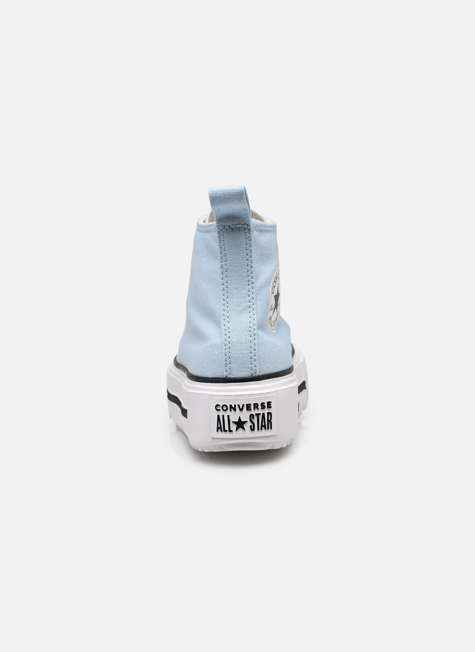 Baskets hautes Chuck Taylor All Star Lift Double Stack fille bleu Converse Baskets hautes Chuck Taylor All Star Lift Double Stack fille bleu CLEAR SKIES/WHITE/BLACK