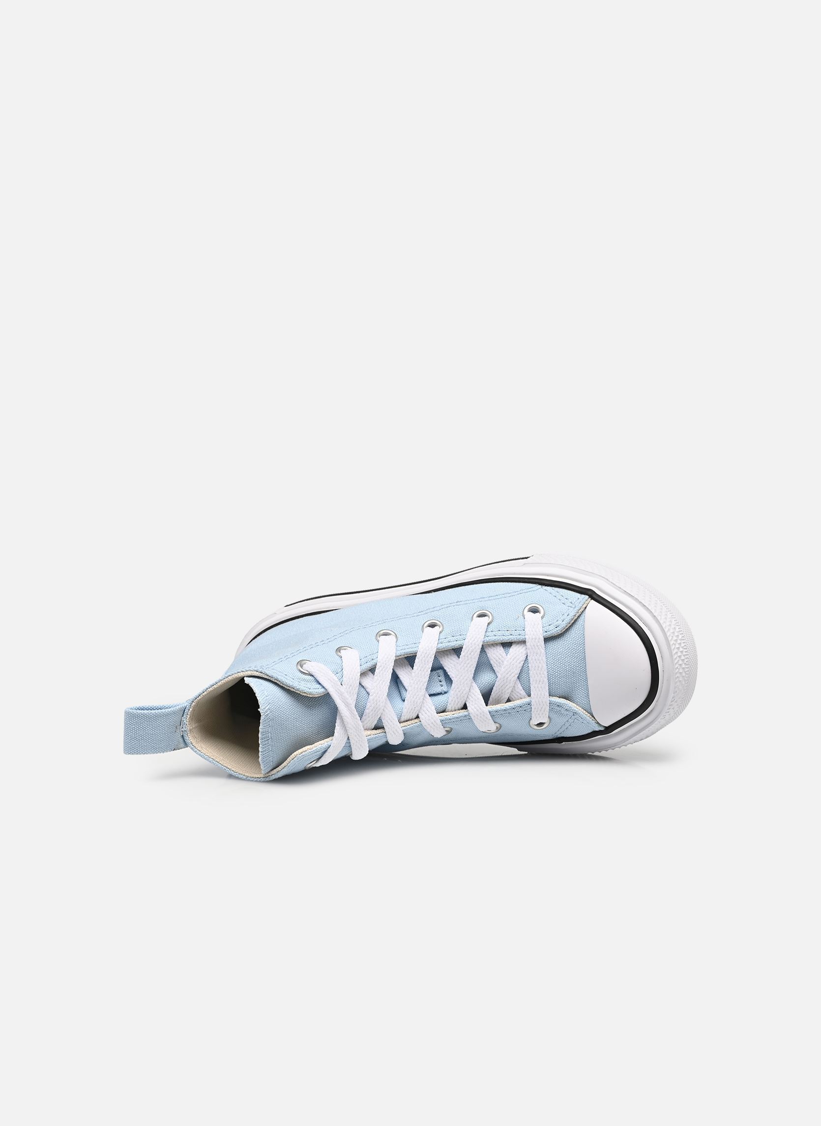 Baskets hautes Chuck Taylor All Star Lift Double Stack fille bleu Converse Baskets hautes Chuck Taylor All Star Lift Double Stack fille bleu CLEAR SKIES/WHITE/BLACK