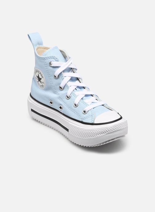 Converse Baskets hautes Chuck Taylor All Star Lift Double Stack fille bleu