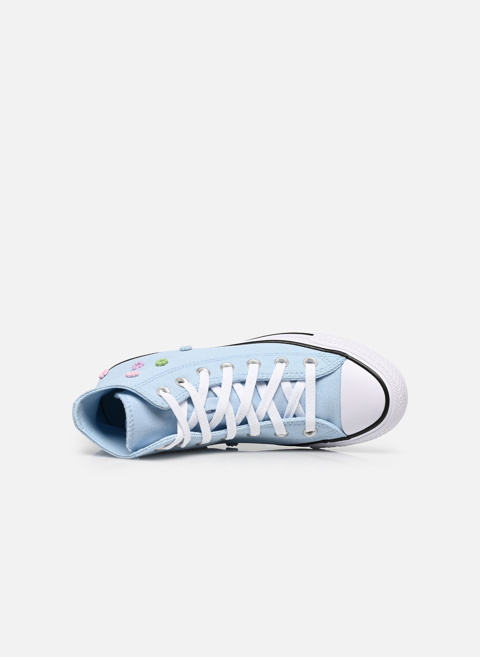 Baskets toile Chuck Taylor All Star Studded Floral Hi femme bleu Converse Baskets toile Chuck Taylor All Star Studded Floral Hi femme bleu CLEAR SKIES/FRESH CUT