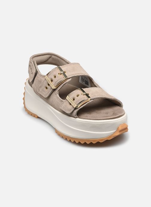Converse Sandales compensées et plateformes Run Star Sandal Slip femme marron