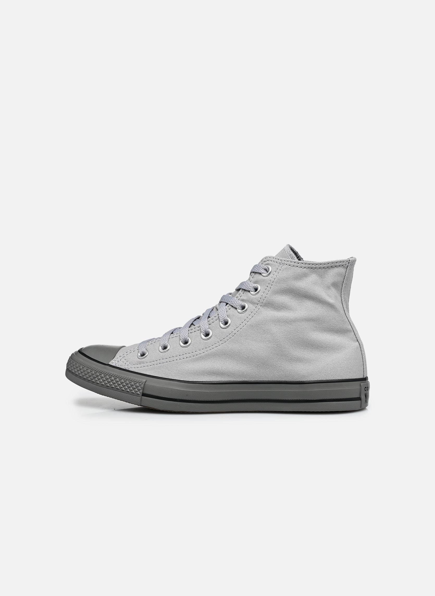 Leinen-Sneaker Chuck Taylor All Star Color Pop Hi M herren grau Converse Leinen-Sneaker Chuck Taylor All Star Color Pop Hi M herren grau GREY AREA/DARKER GREY/BLACK