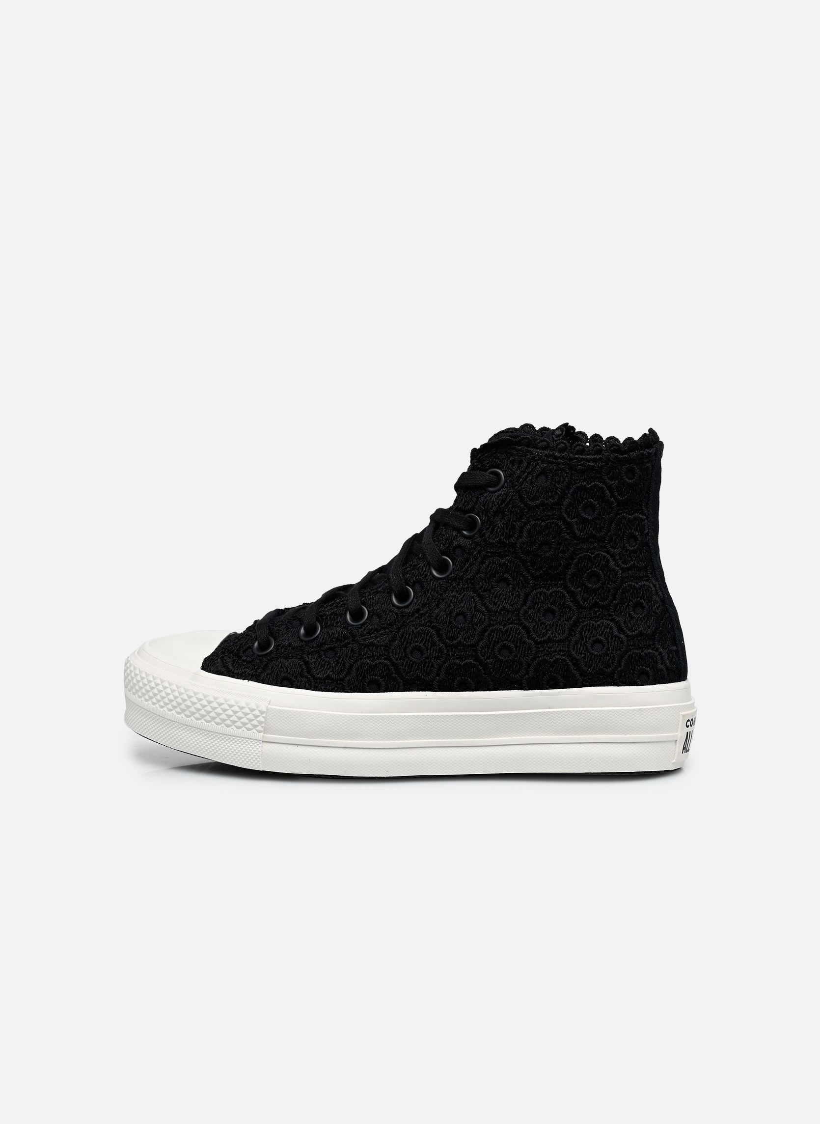 Baskets montantes Chuck Taylor All Star Lift Platform Croc femme noir Converse Baskets montantes Chuck Taylor All Star Lift Platform Croc femme noir BLACK/BLACK/VINTAGE WHITE