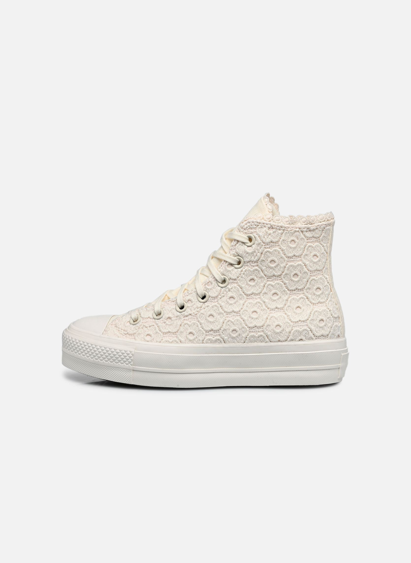 Hoge sneakers Chuck Taylor All Star Lift Platform Croc dames beige Converse Hoge sneakers Chuck Taylor All Star Lift Platform Croc dames beige EGRET/EGRET/VINTAGE WHITE