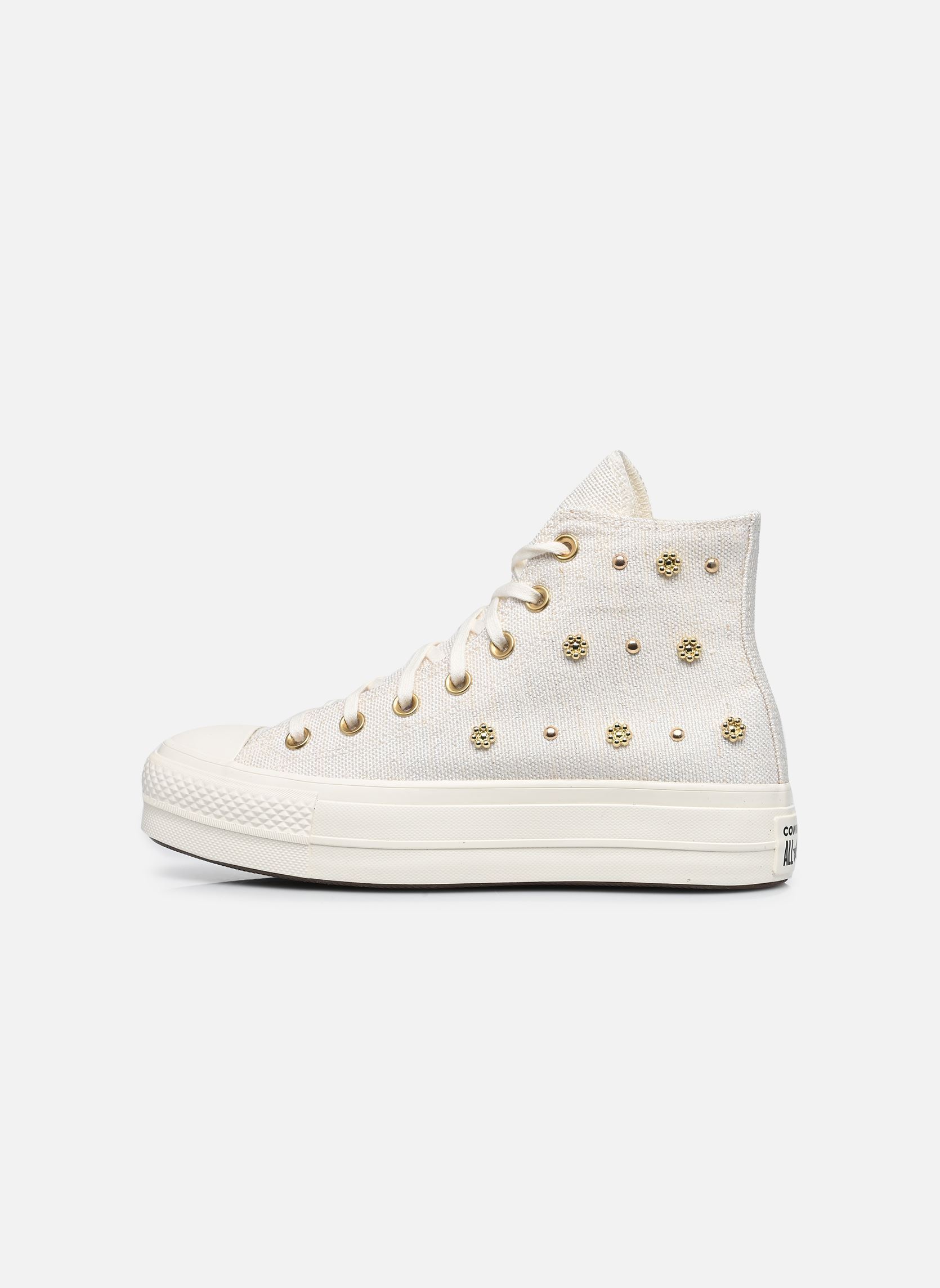 Baskets montantes Chuck Taylor All Star Lift Platform Heat femme beige Converse Baskets montantes Chuck Taylor All Star Lift Platform Heat femme beige EGRET/GOLD/BLACK