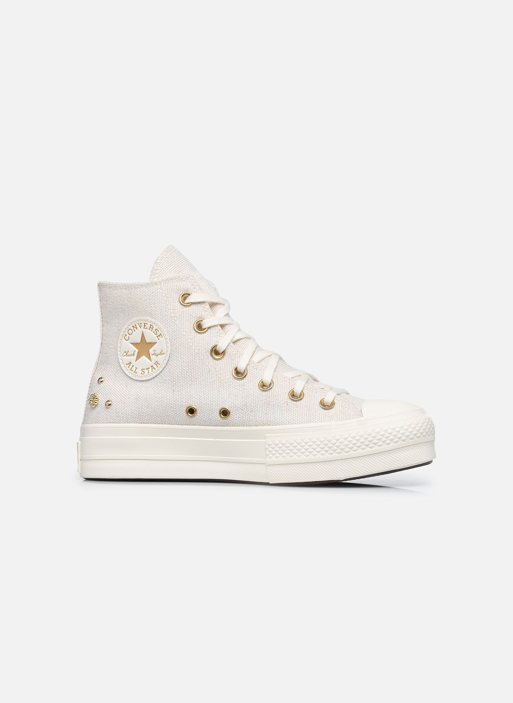 Baskets montantes Chuck Taylor All Star Lift Platform Heat femme beige Converse Baskets montantes Chuck Taylor All Star Lift Platform Heat femme beige EGRET/GOLD/BLACK