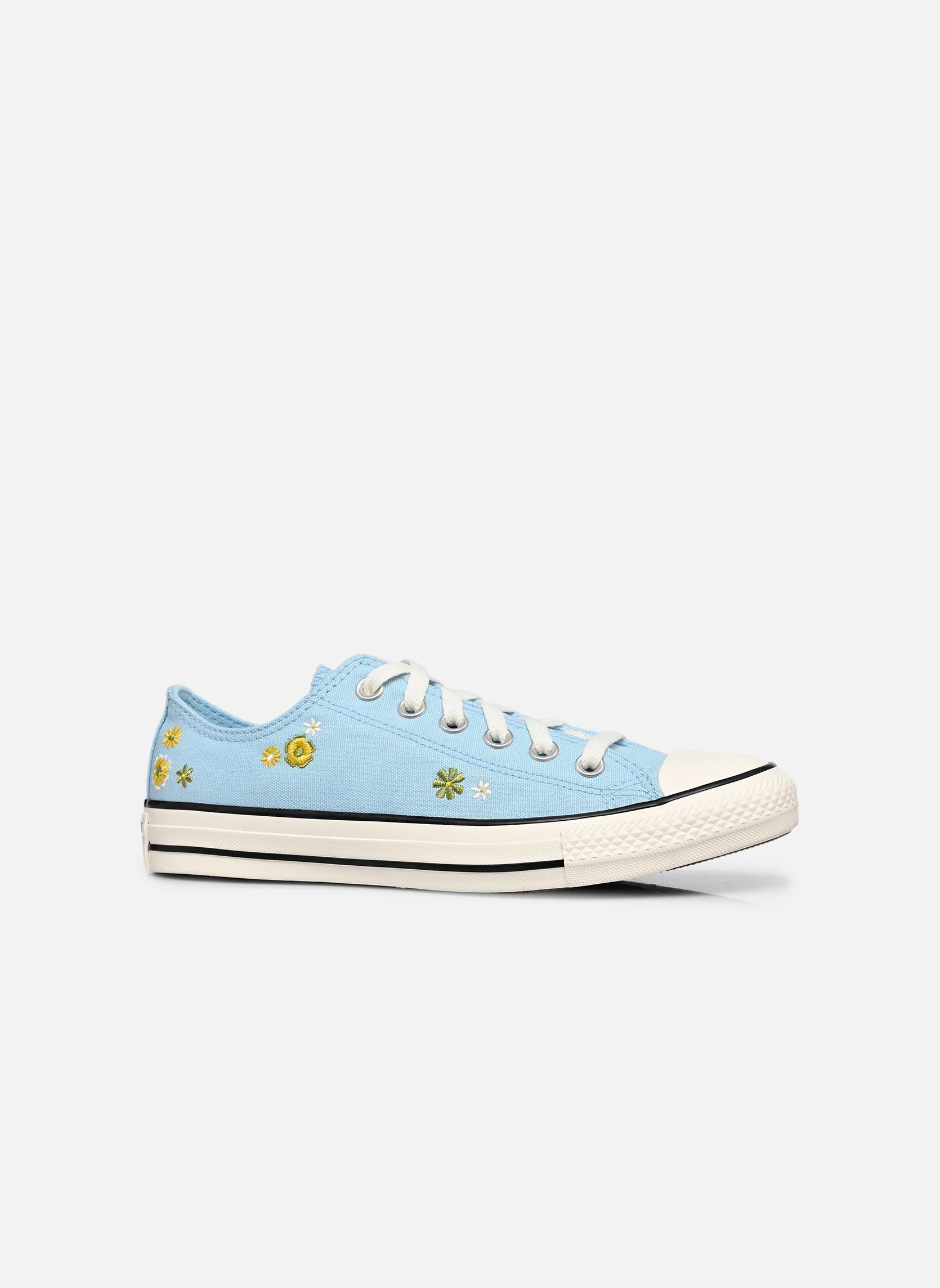 Leinen-Sneaker Chuck Taylor All Star Embroidered Floral damen blau Converse Leinen-Sneaker Chuck Taylor All Star Embroidered Floral damen blau CLEAR SKIES/BRIGHT OUTLOOK