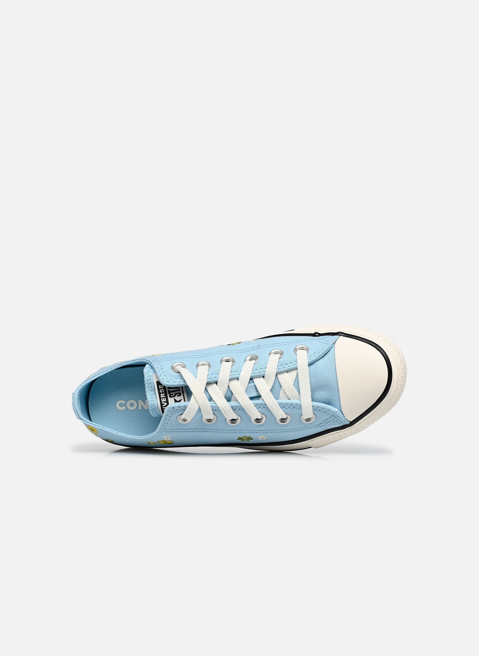 Leinen-Sneaker Chuck Taylor All Star Embroidered Floral damen blau Converse Leinen-Sneaker Chuck Taylor All Star Embroidered Floral damen blau CLEAR SKIES/BRIGHT OUTLOOK